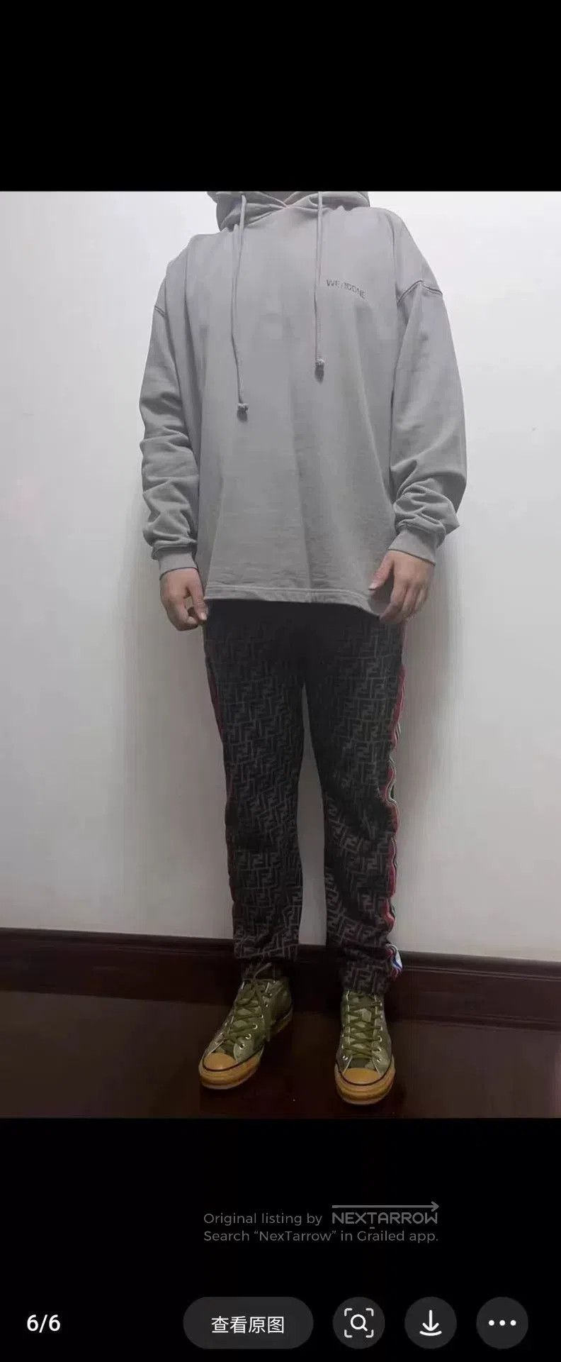 Fendi Fendi Runway FF Print Sweatpants. Size US 38 / EU 54 - 6 Thumbnail