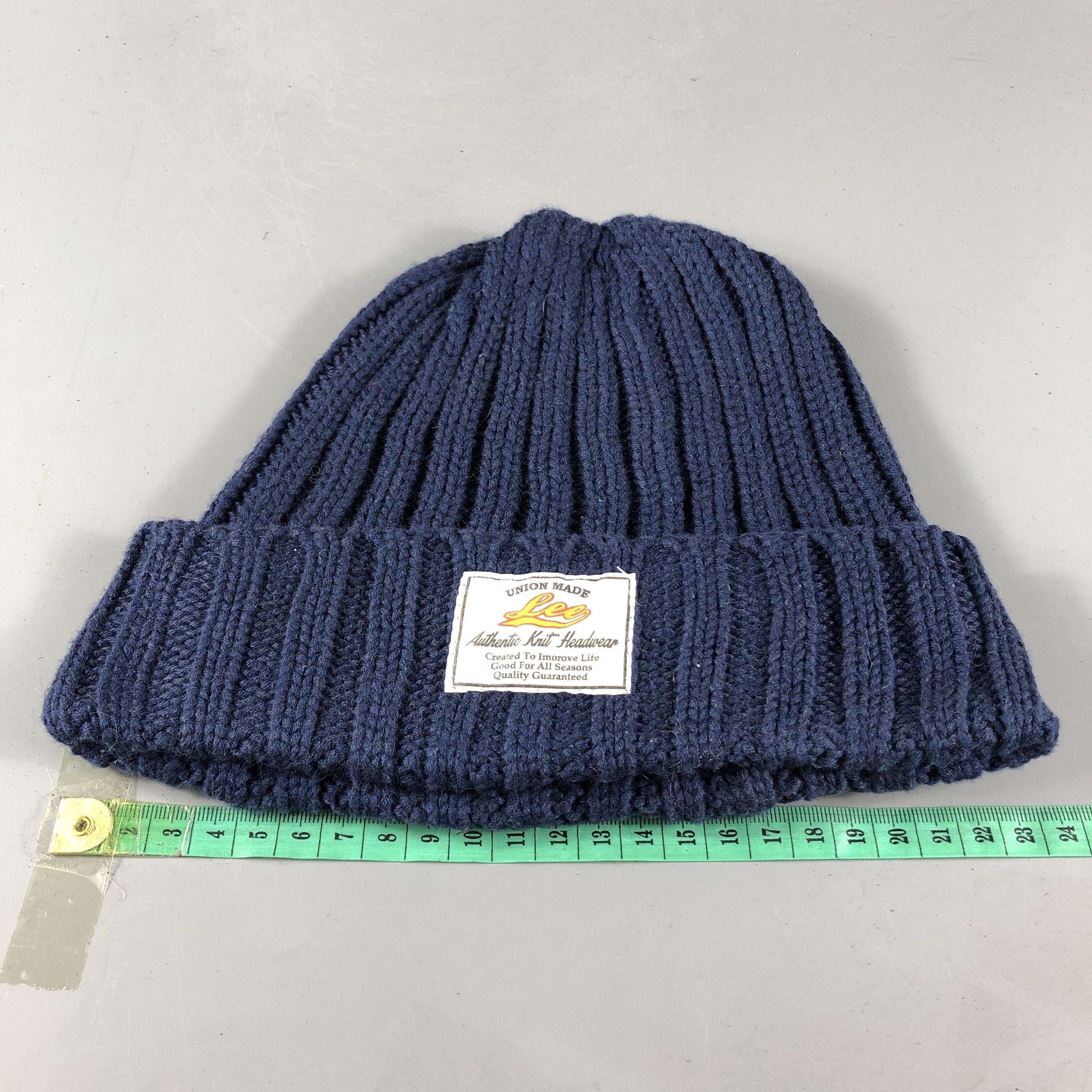 Lee Lee Knit Fisherman Cotton Beanie Snowcap Snow Hat B625 Size ONE SIZE - 3 Thumbnail