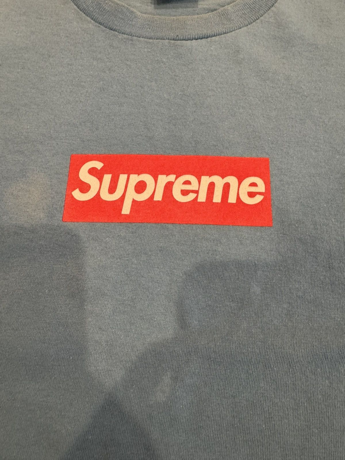 Supreme Supreme 2005 Red On Teal Box Logo Size US XL / EU 56 / 4 - 2 Thumbnail