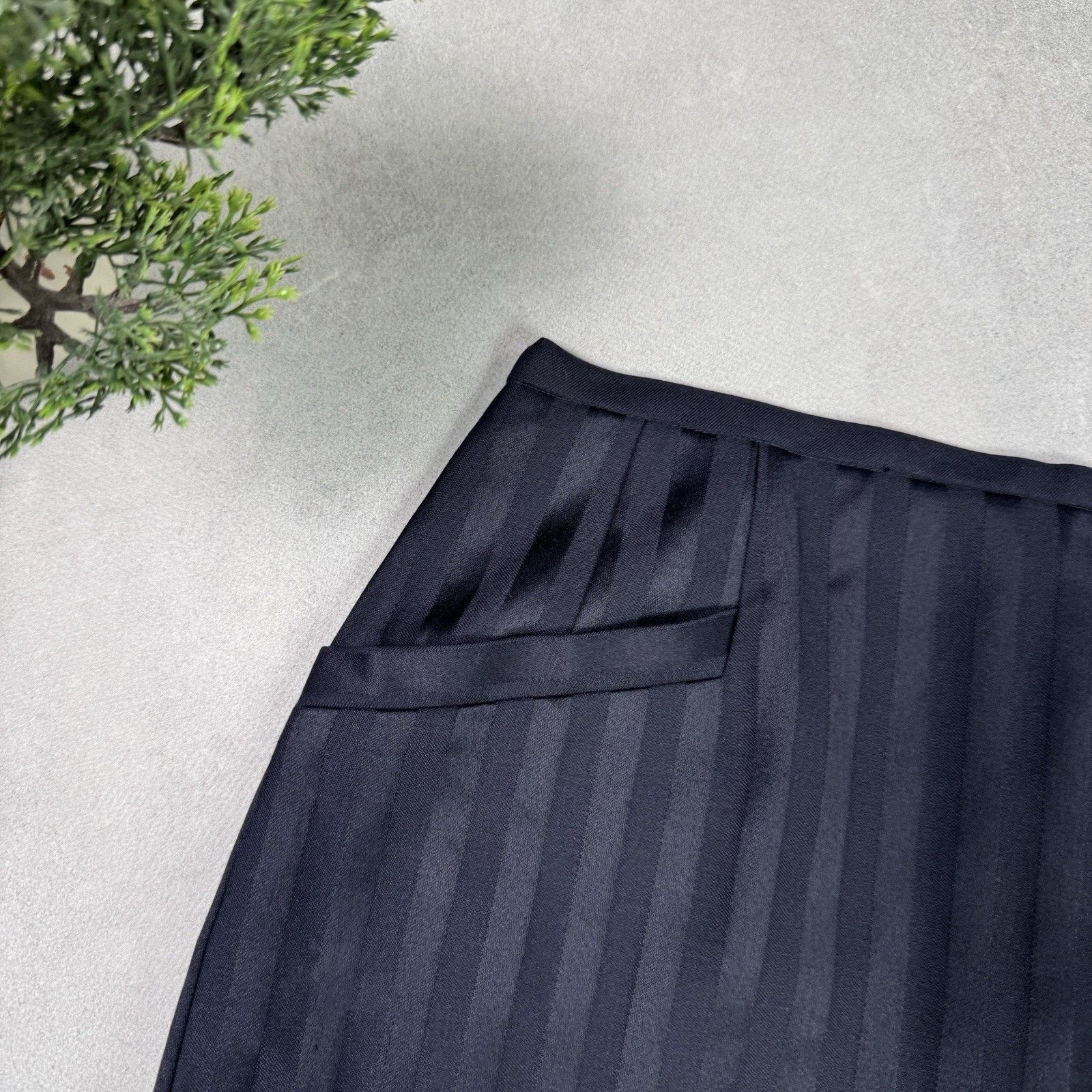 Dior Vintage Christian Dior Coordonnes Short Skirt Blue 46/12 Size 32" / US 10 / IT 46 - 2 Thumbnail