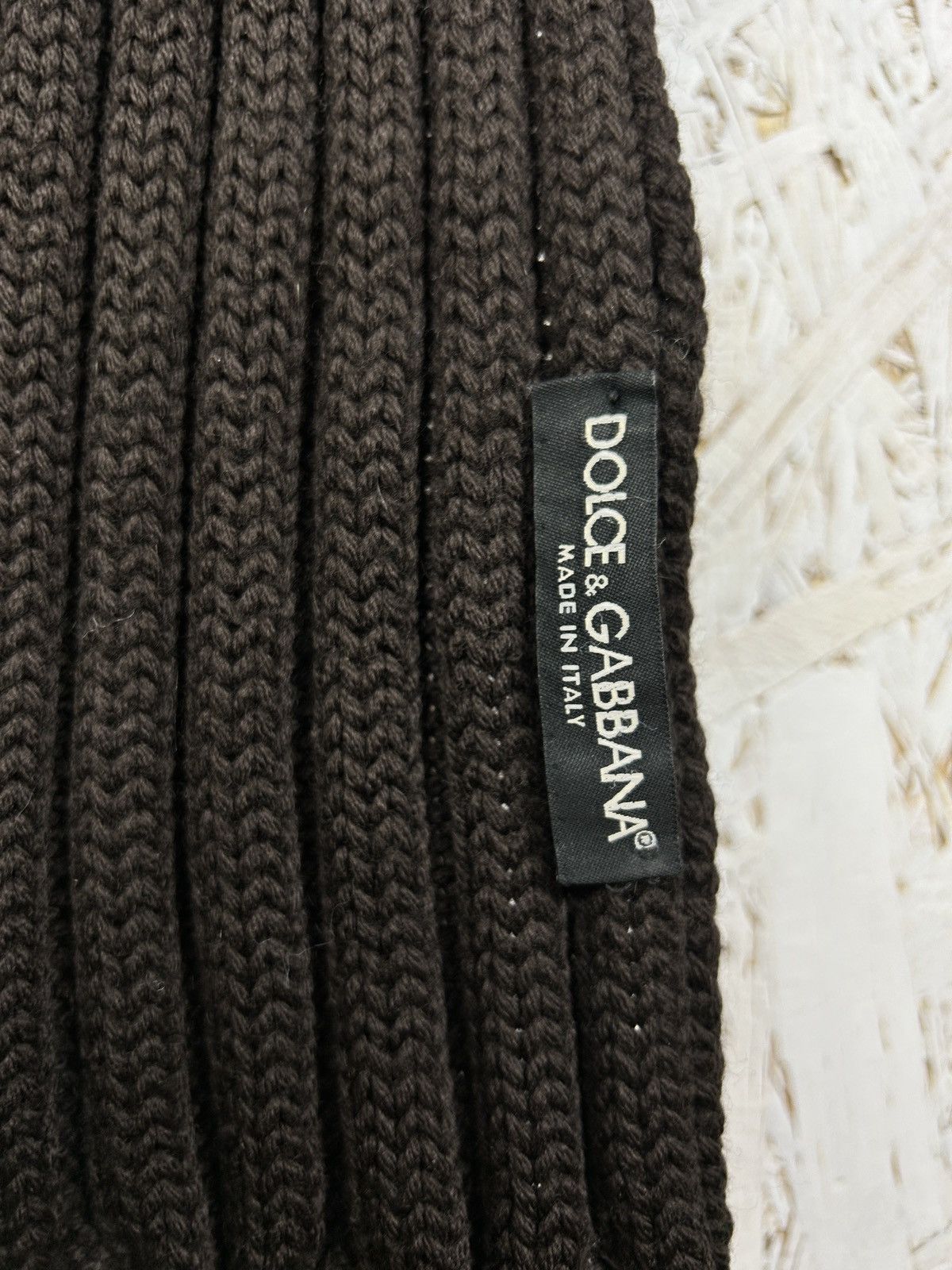 Dolce & Gabbana Dolce & Gabbana Long Acrylic Knitted Scarf Size ONE SIZE - 2 Thumbnail