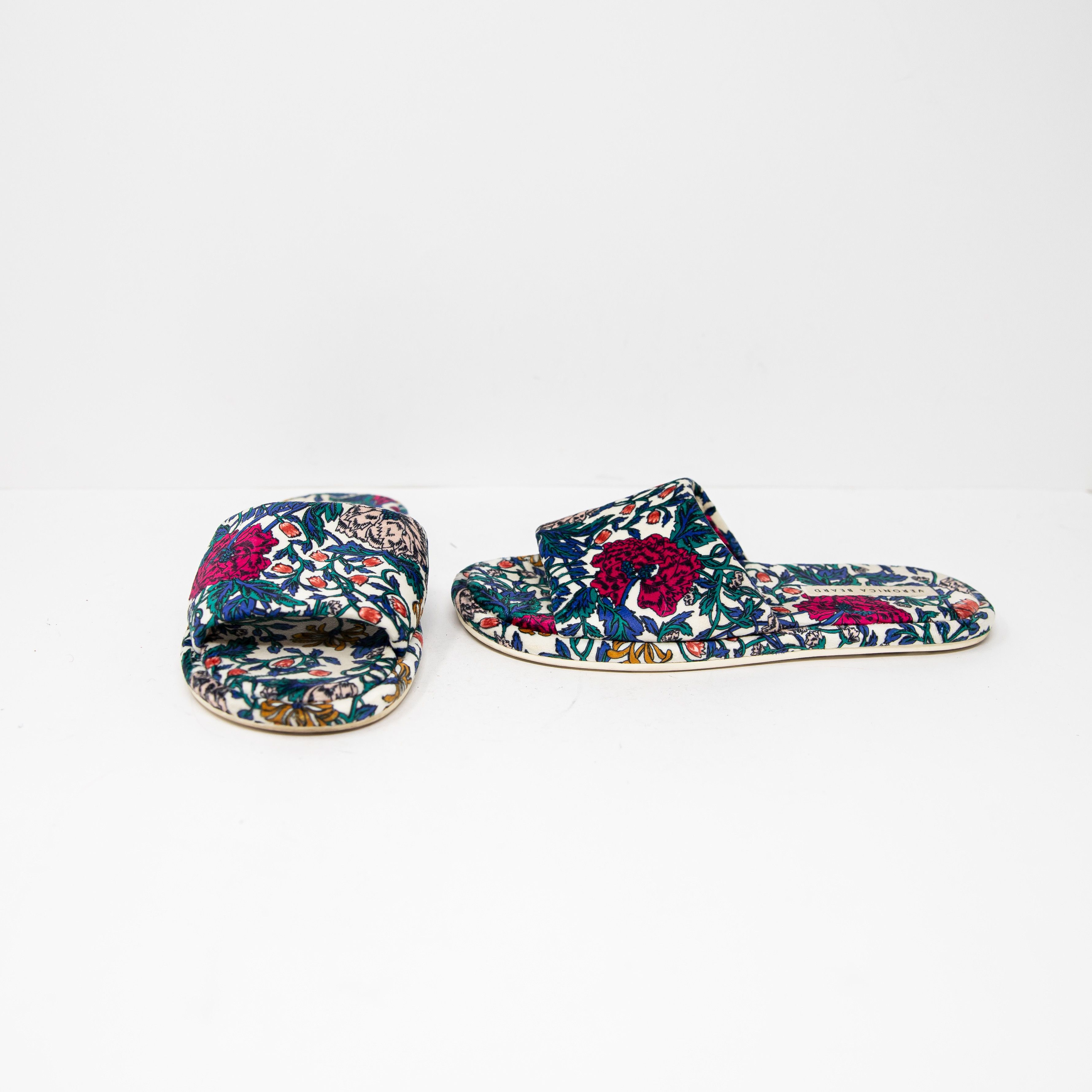 Veronica Beard Veronica Beard Gillian Velvet Velour Floral Flower Size US 6 / IT 36 - 1 Thumbnail