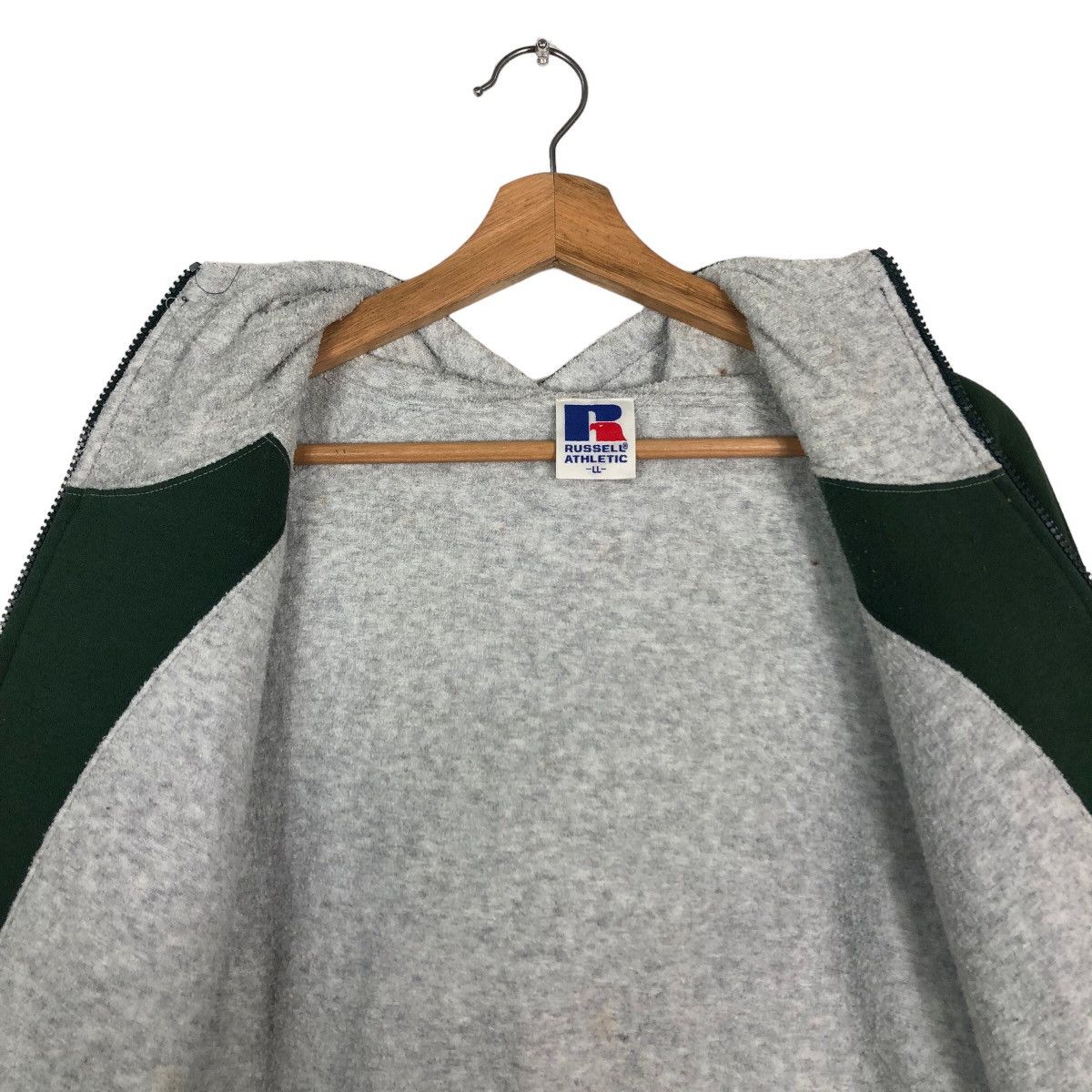 Japanese Brand 🔥90’s Rare Vintage Russell Athletic Hoodie Jacket Big Logo Size US L / EU 52-54 / 3 - 12 Thumbnail