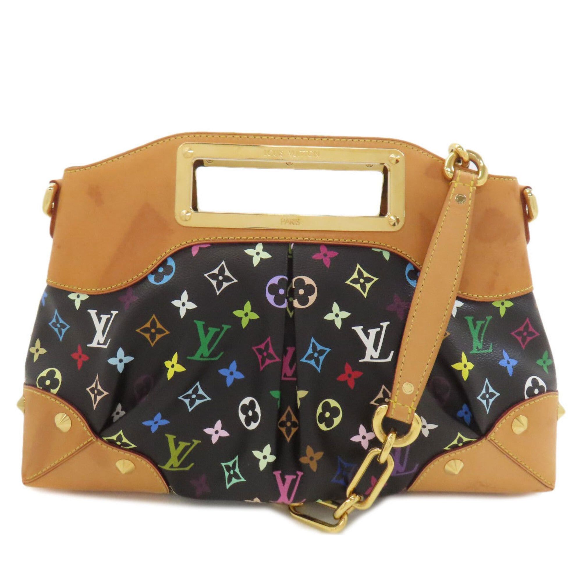 Louis Vuitton Louis Vuitton M40256 Judy MM Handbag Monogram Multicolor Canvas Women's LOUIS VUITTON Size ONE SIZE - 1 Thumbnail