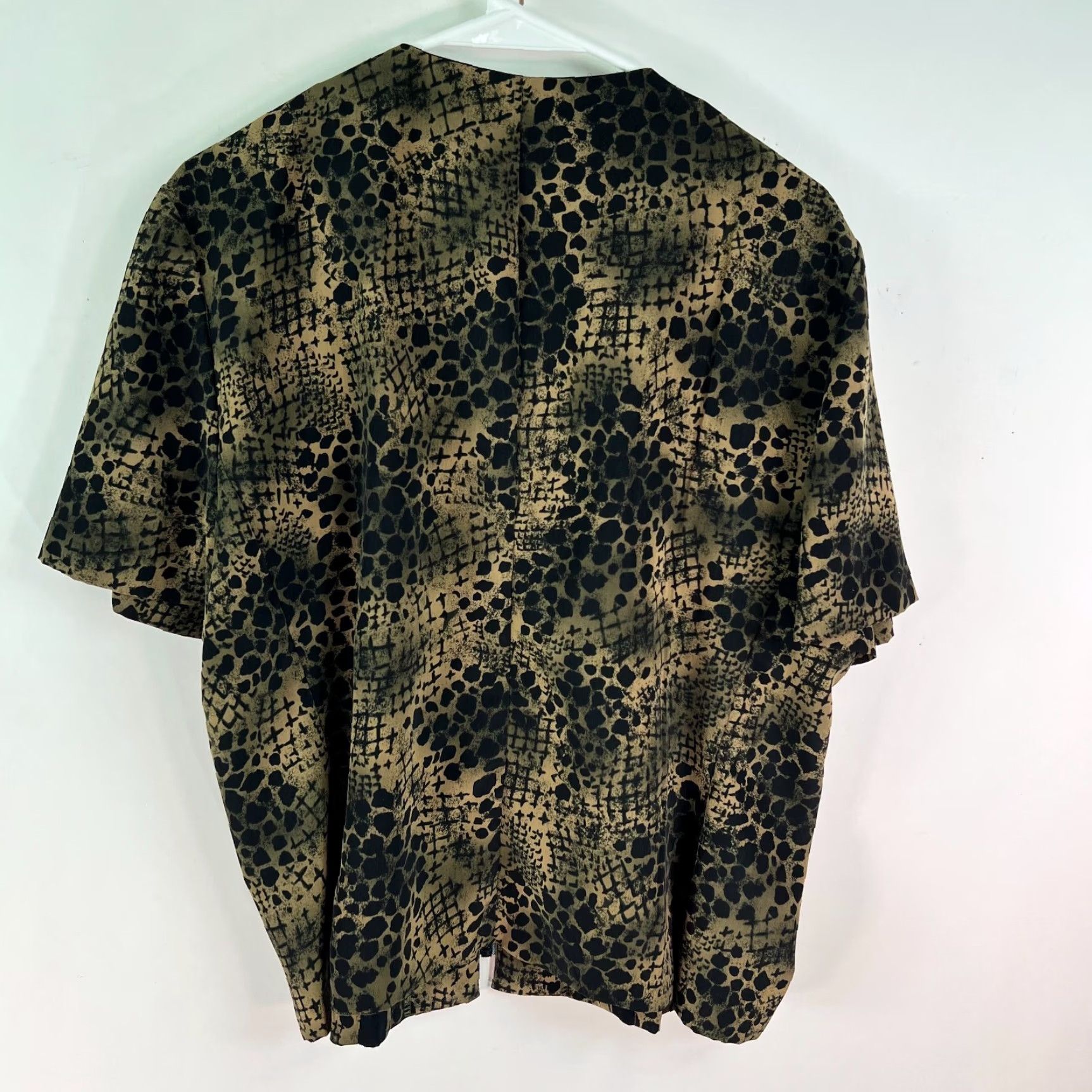 Melissa M.H.M Melissa Harper Womens Short Sleeves Multicolor Full Zip Jacket Size 18 Size 40" / US 18 - 2 Thumbnail