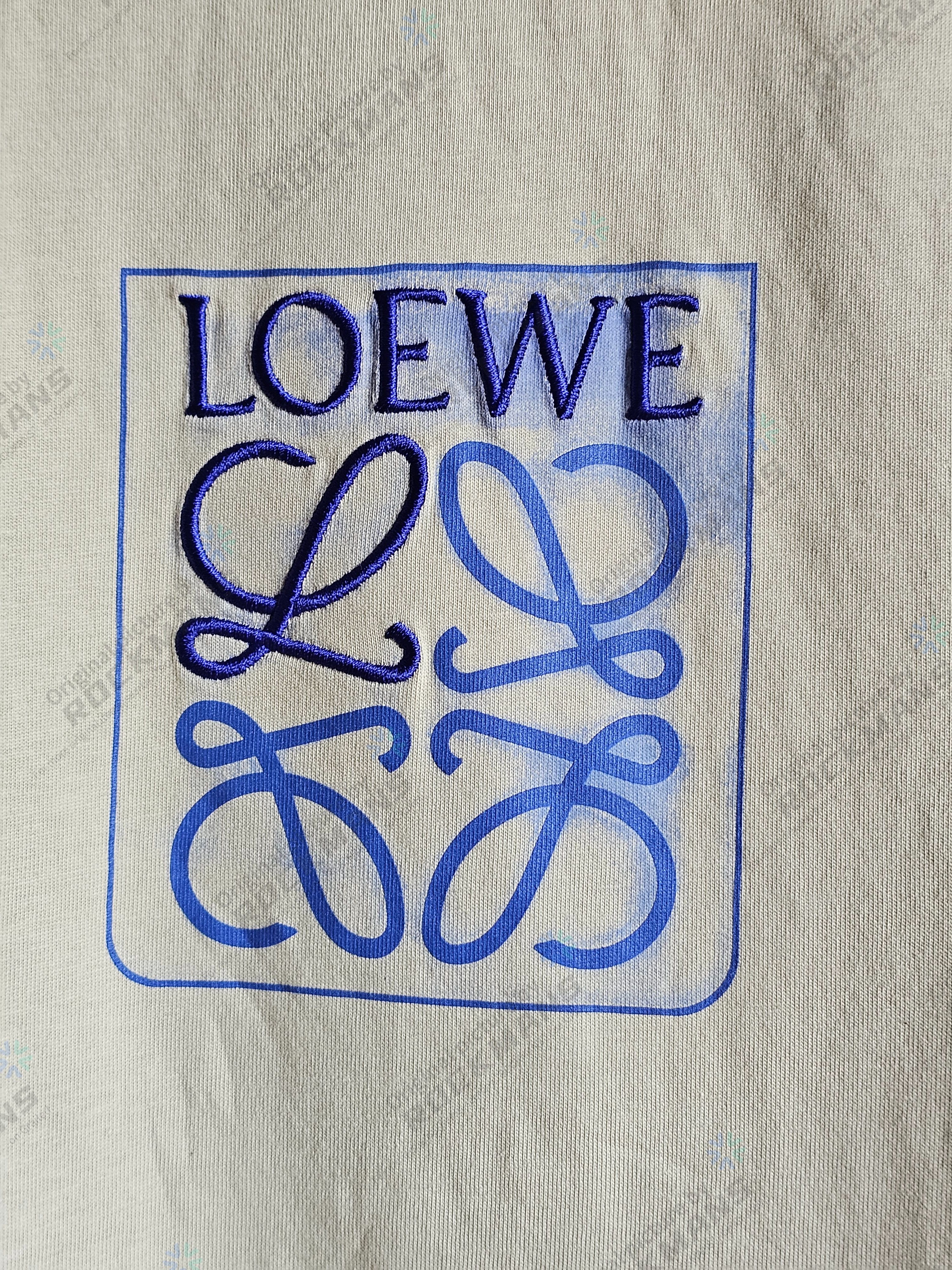 Loewe LOEWE Anagram Fake Pocket T-shirt Stone Grey Size M Size US M / EU 48-50 / 2 - 3 Thumbnail