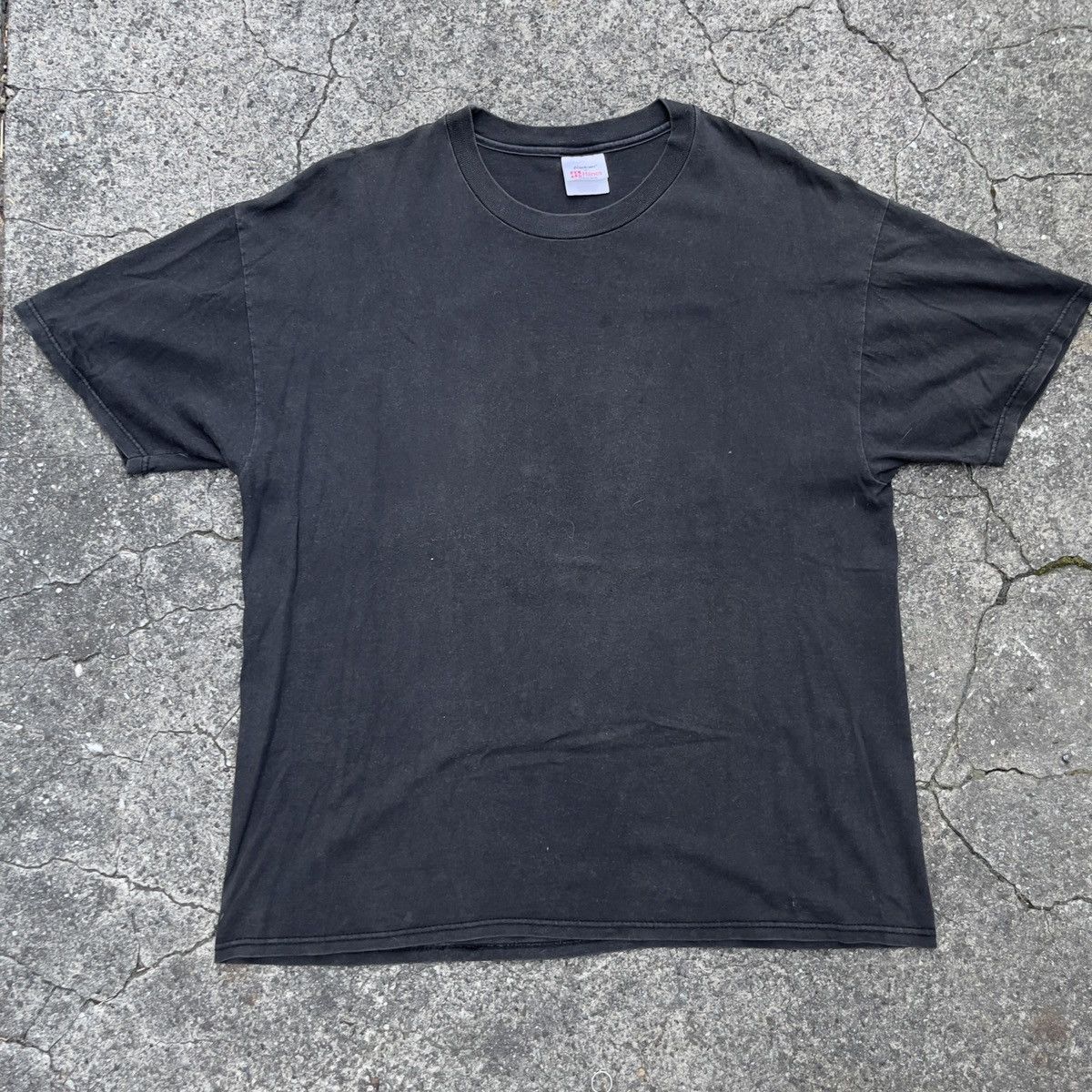 Vintage 90s STEDMAN BY HANES Black Blank Shirt