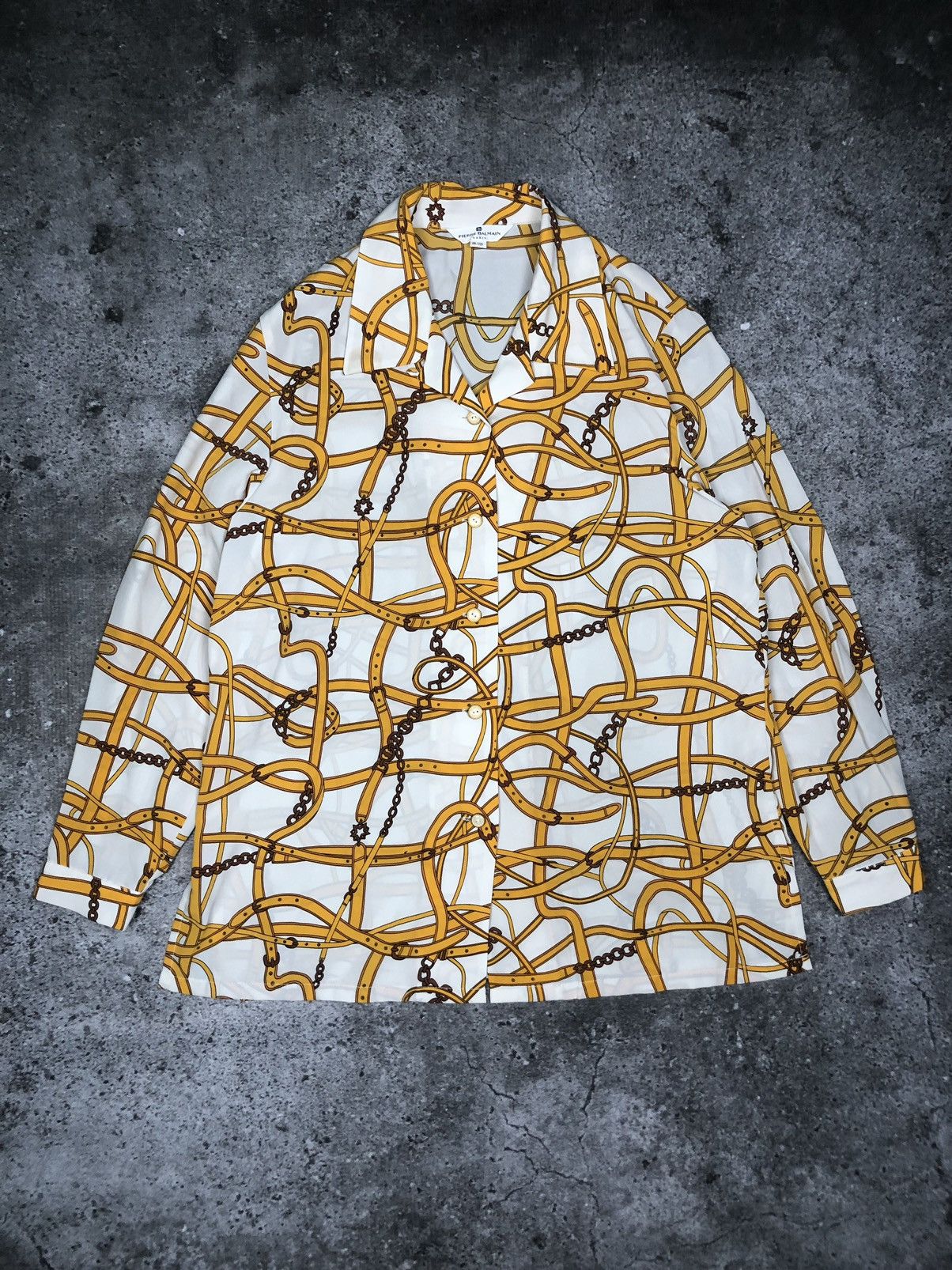 Pierre Balmain Pierre Balmain Silk Button Shirt Size US M / EU 48-50 / 2 - 2 Thumbnail