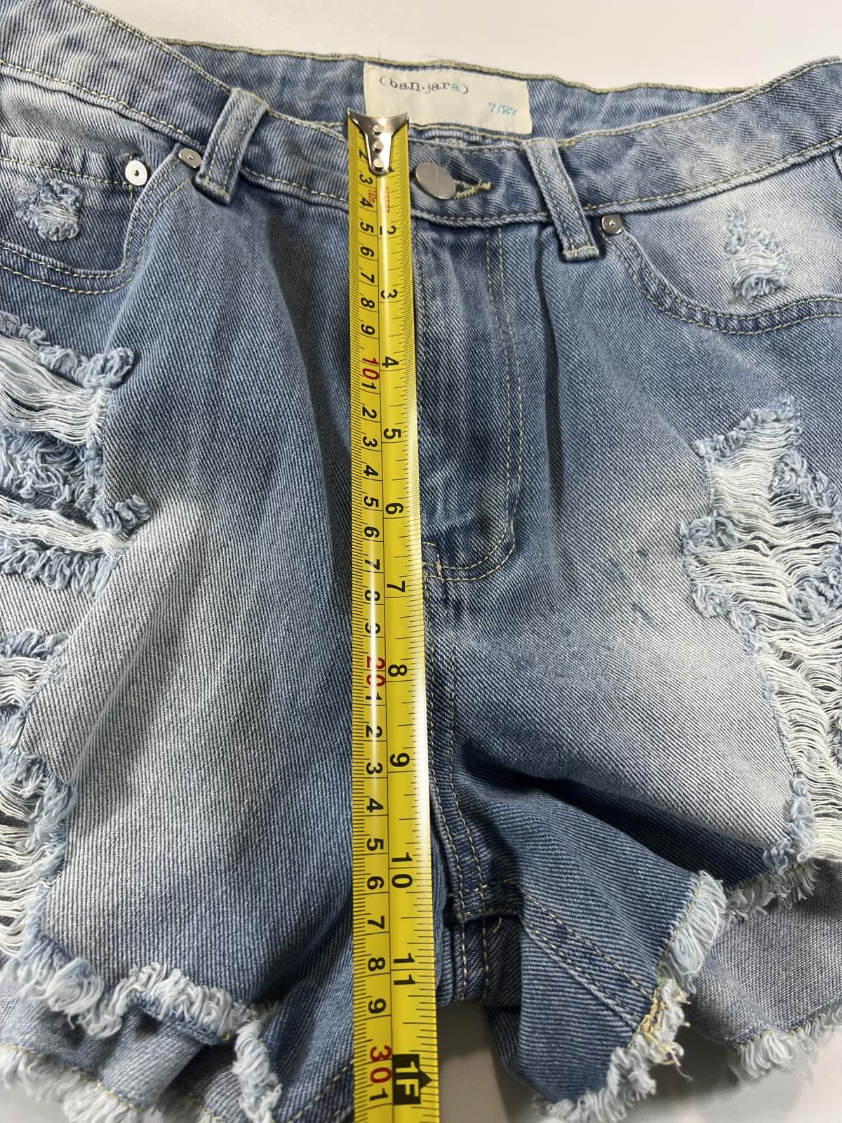 Cherokee Cherokee Distressed Denim Shorts 7 Size 28" / US 6 / IT 42 - 6 Thumbnail
