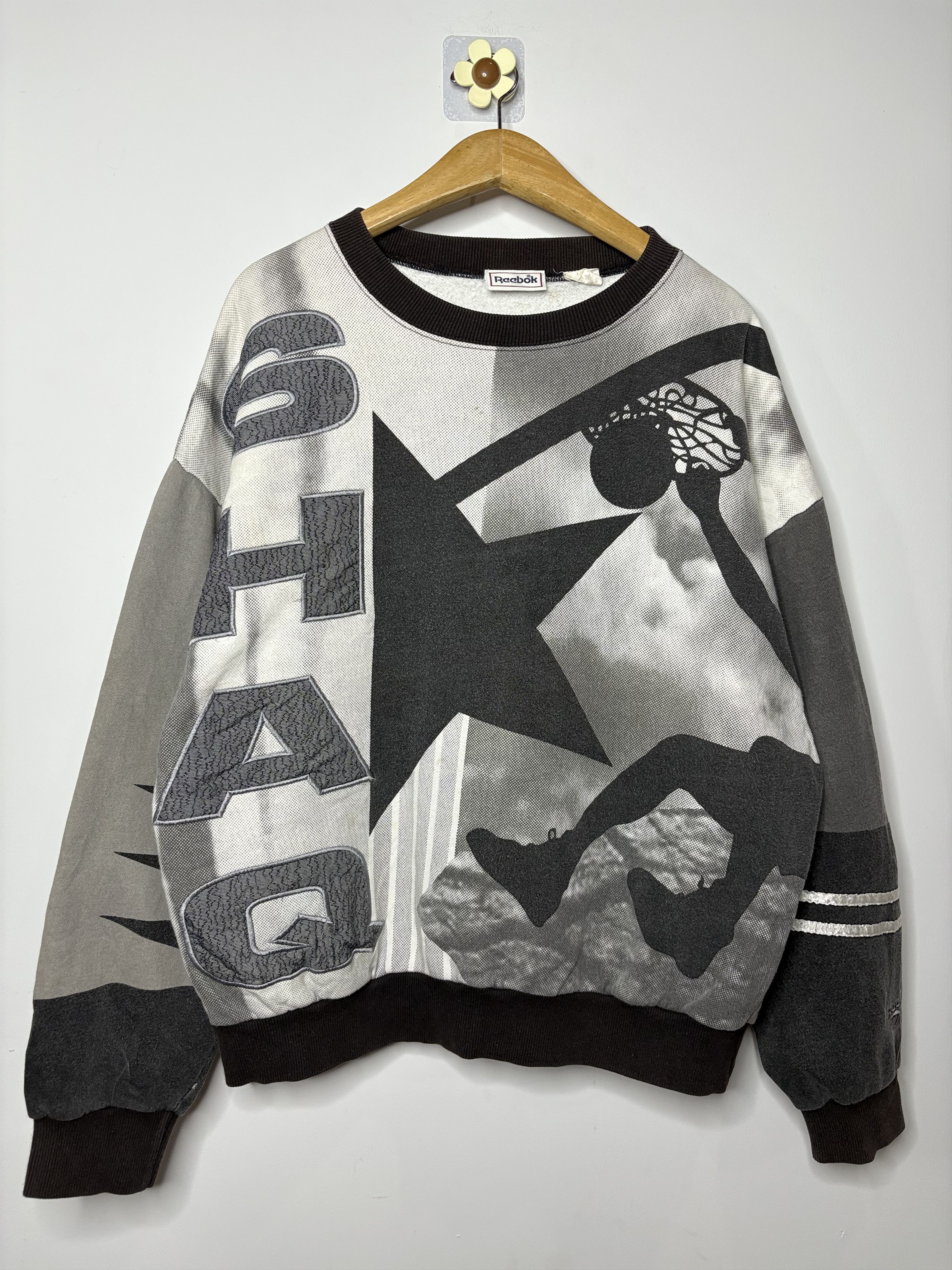 Reebok Vintage 90s SHAQ 32 Reebock Pullover Size US XL / EU 56 / 4 - 1 Thumbnail