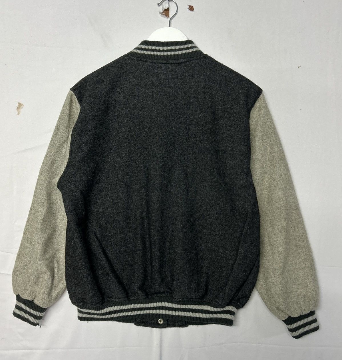 Vintage 🔥 VINTAGE WORDS WORTH Wool Varsity Jacket Size US L / EU 52-54 / 3 - 4 Thumbnail