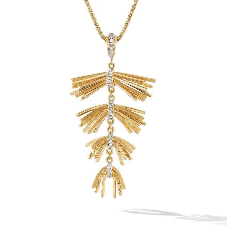 David Yurman o1w1db10426 N16961D Size:10 /Angelika Necklace in Golden Size ONE SIZE - 1 Thumbnail