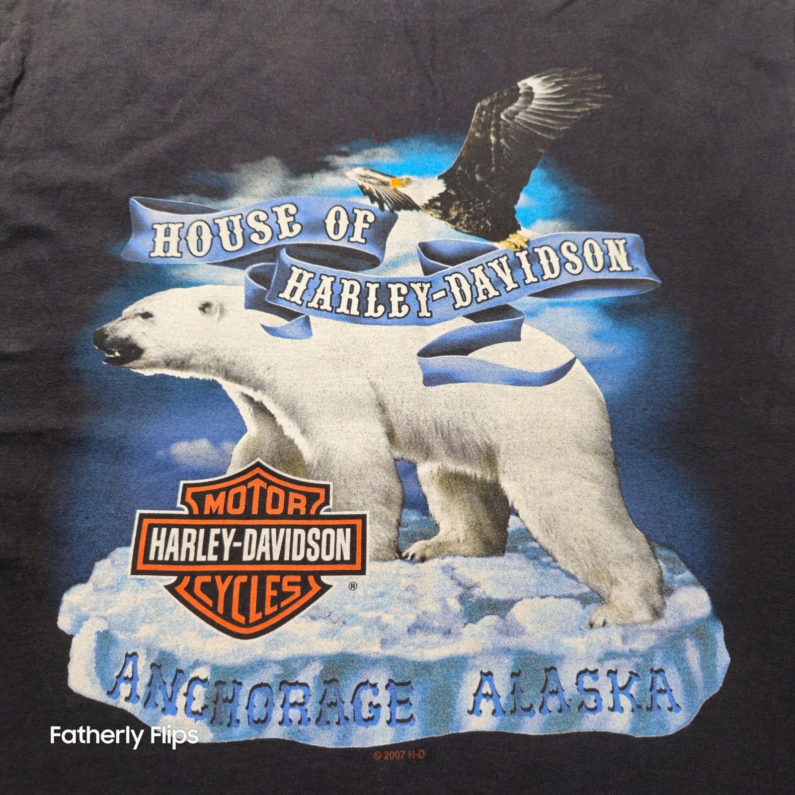 Harley Davidson 2007 Harley Davidson Alaska Polar Bear Muscle T-Shirt L Size US L / EU 52-54 / 3 - 2 Thumbnail