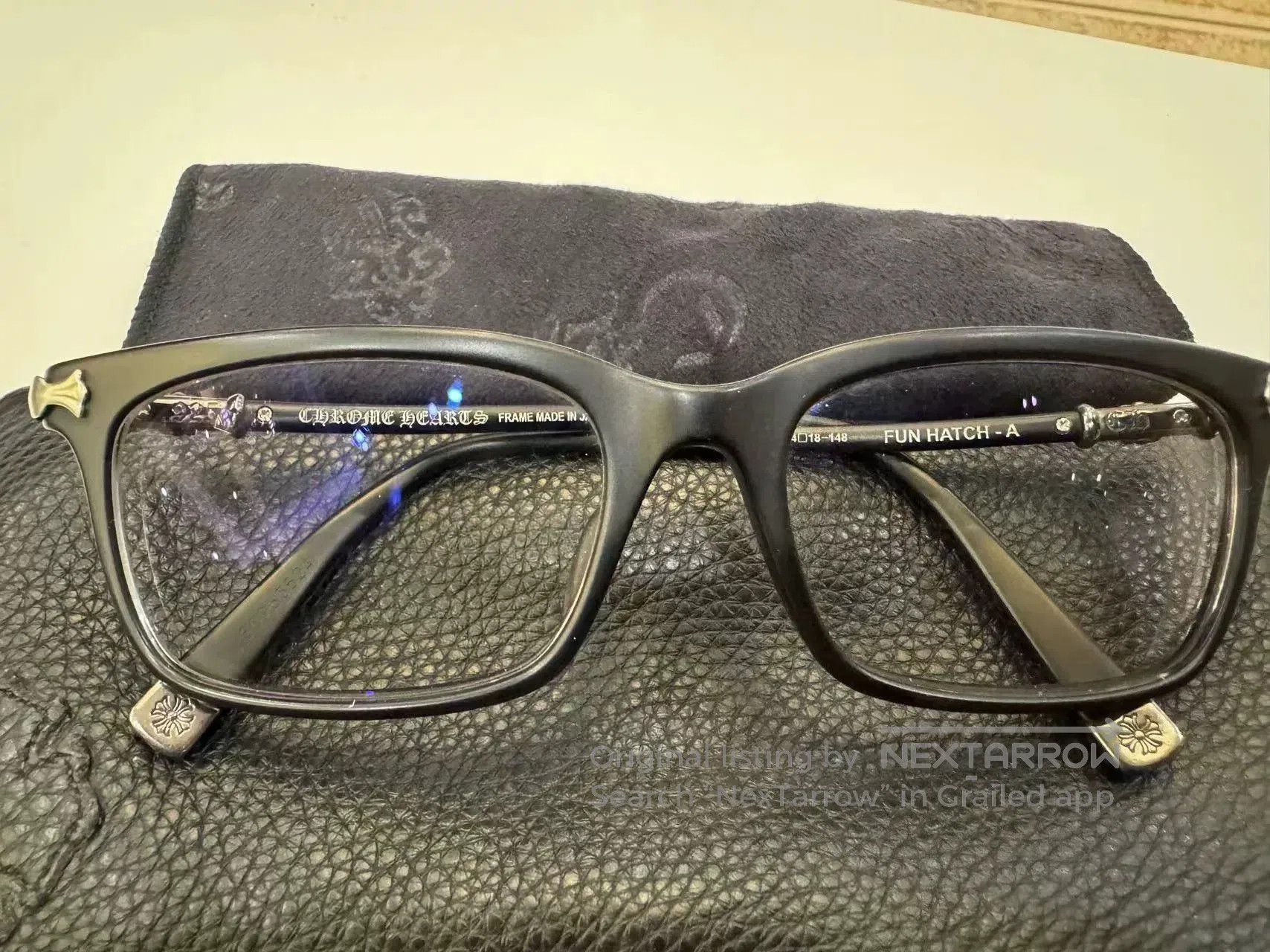 Chrome Hearts Chrome Hearts Cross Design Glasses. Size ONE SIZE - 1 Thumbnail