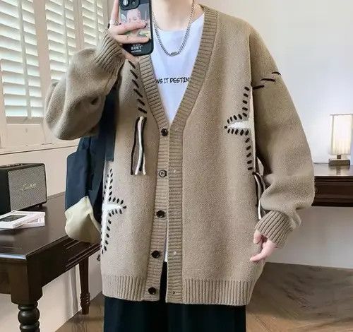 Japanese Brand star cardigan knitwear Size US M / EU 48-50 / 2 - 4 Thumbnail
