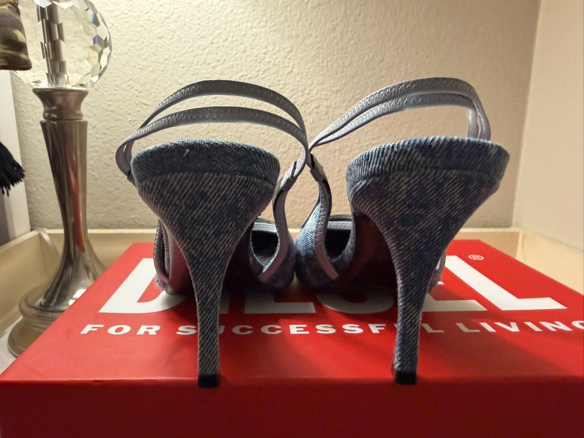Diesel Diesel Blue Denim Stiletto Heels Size 7 Size US 7 / IT 37 - 8 Thumbnail