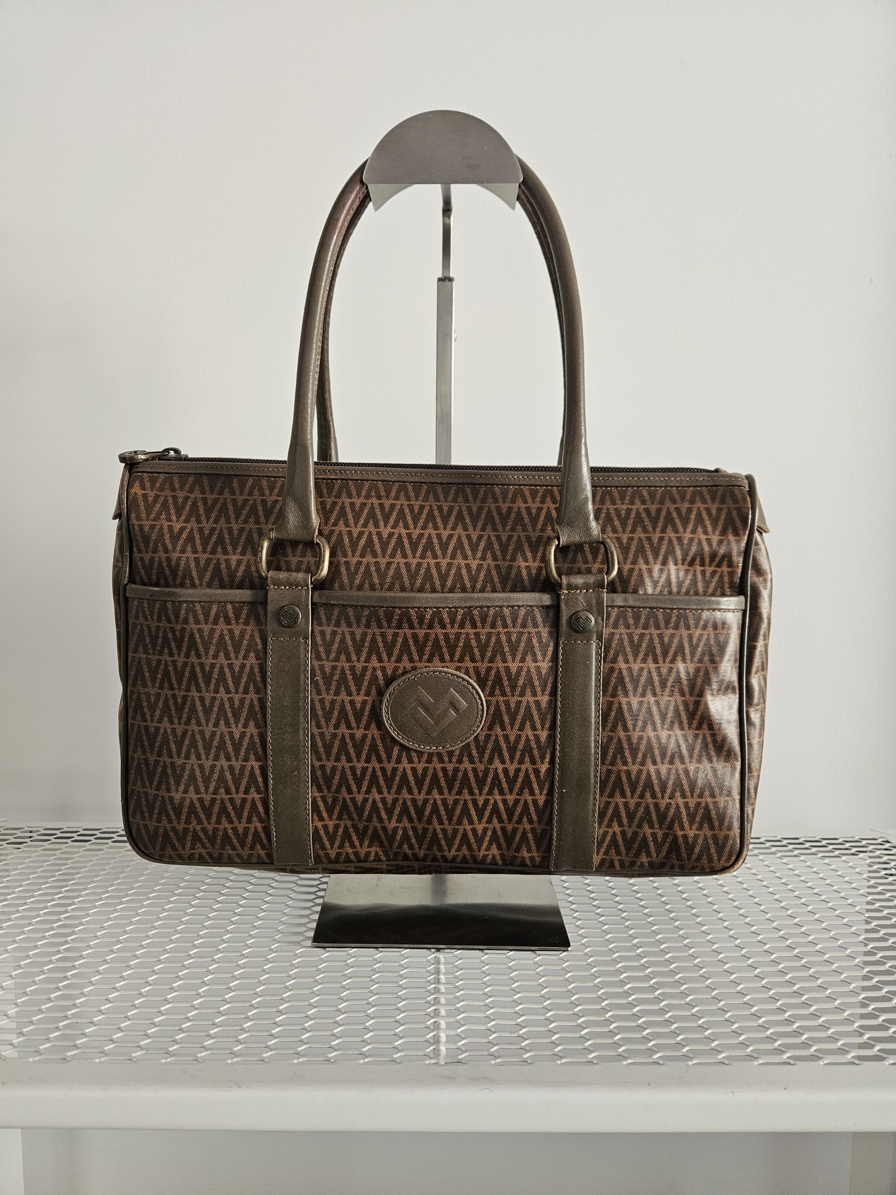 Mario Valentino × Vintage Vintage 80s Mario valentino monogram handbag Size ONE SIZE - 1 Thumbnail