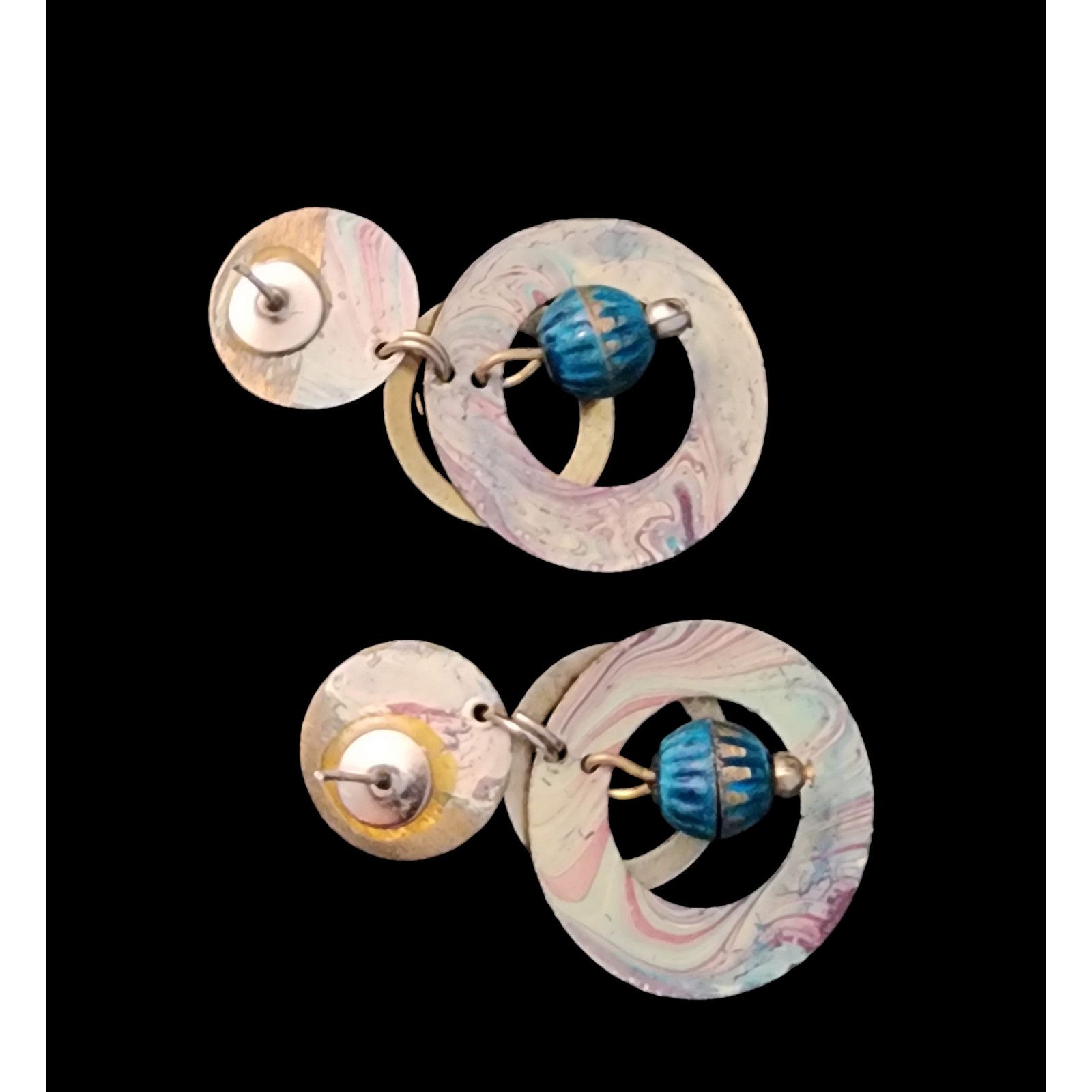 Unknown London Vintage handcrafted light weight earrings. Size ONE SIZE - 2 Thumbnail