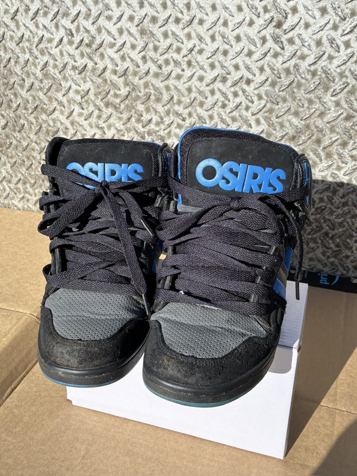 Osiris Osiris NYC 83 LTE Rare Blue Black Men's High Top Skate 7.5 Size US 7.5 / EU 40-41 - 8 Thumbnail