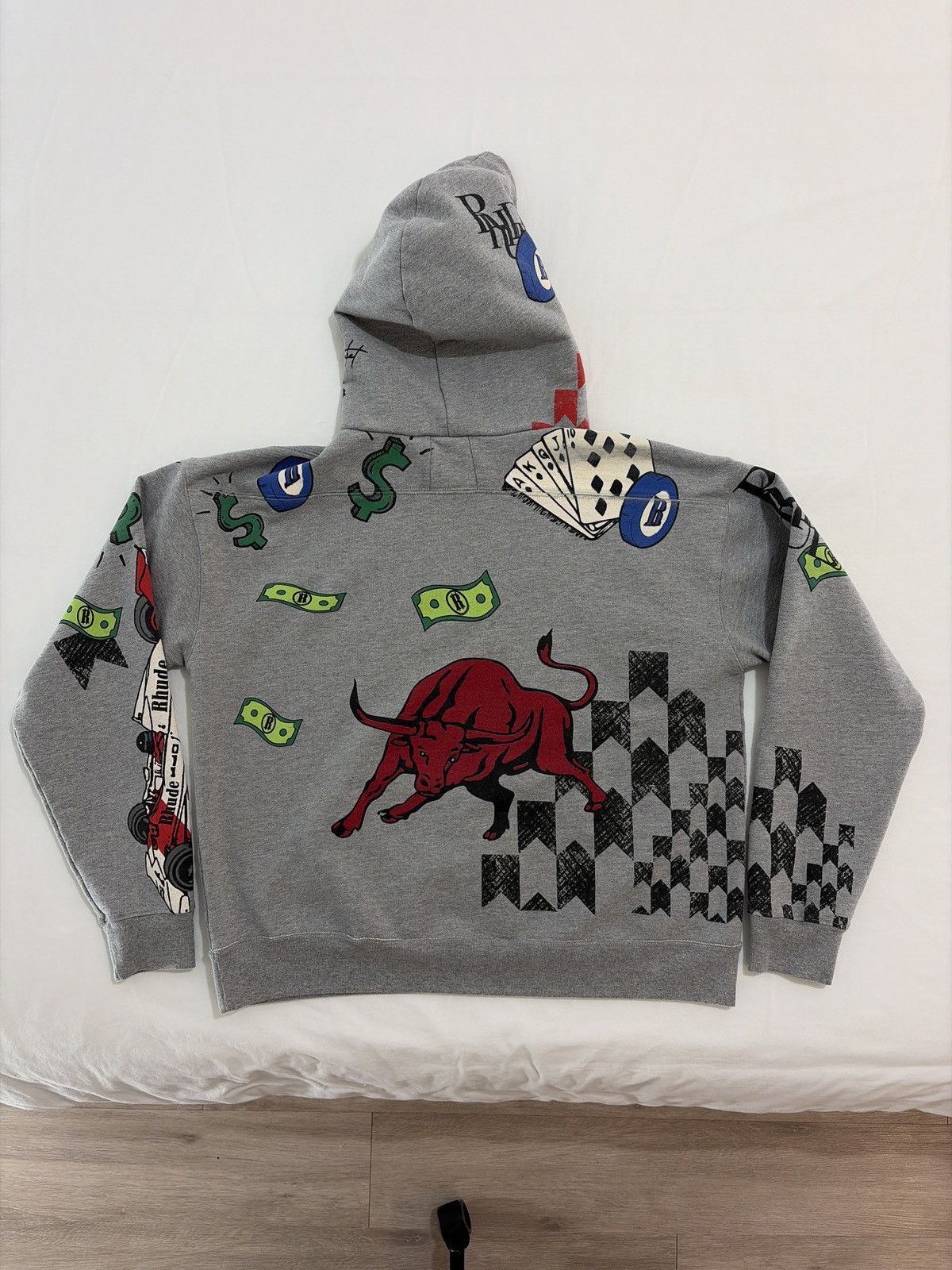Rhude Rhude Graffiti Doodle Logo Hoodie Size US L / EU 52-54 / 3 - 2 Thumbnail