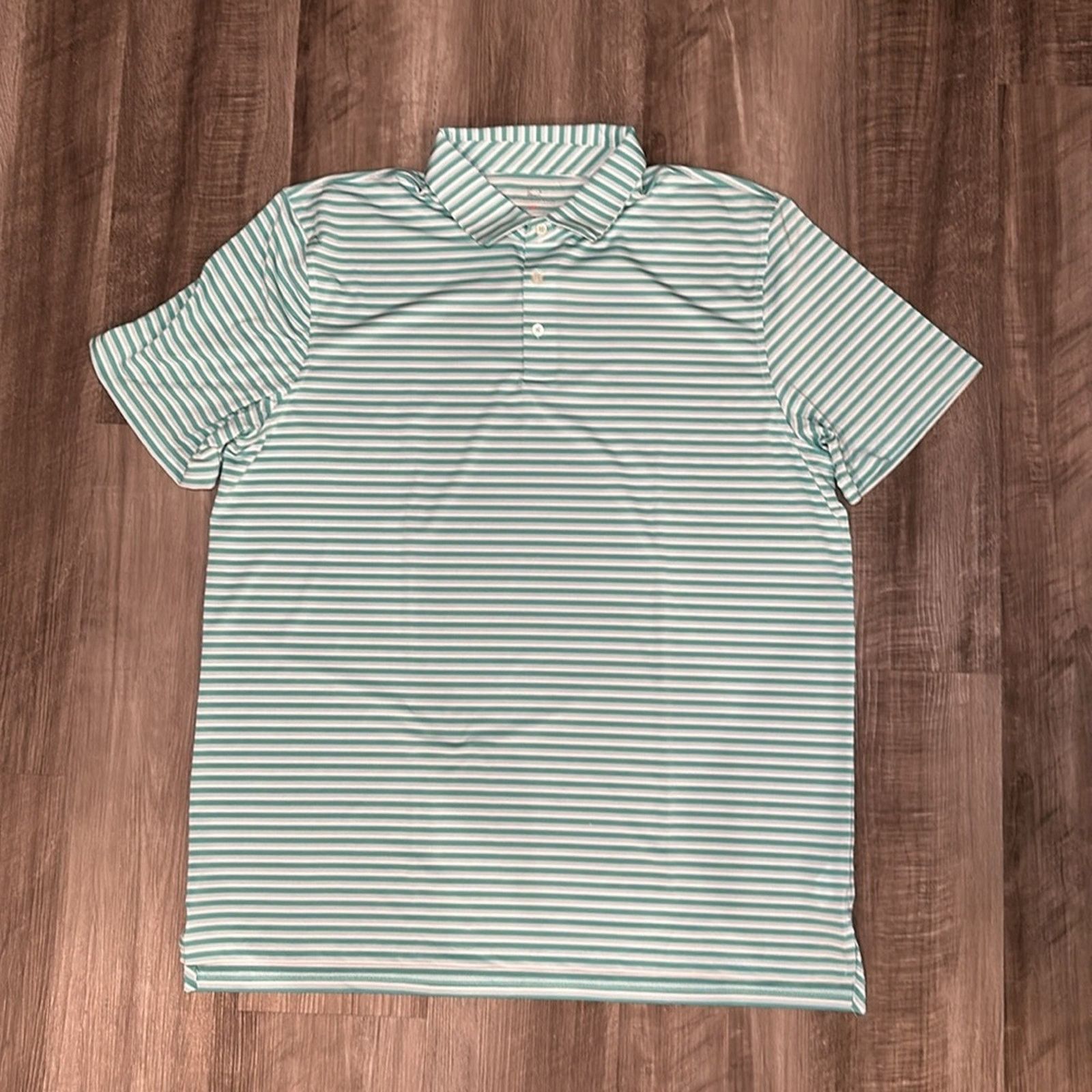 Southern Tide Southern Tide Gulf Stripe Performance Polo - 2XL Size US XXL / EU 58 / 5 - 2 Thumbnail