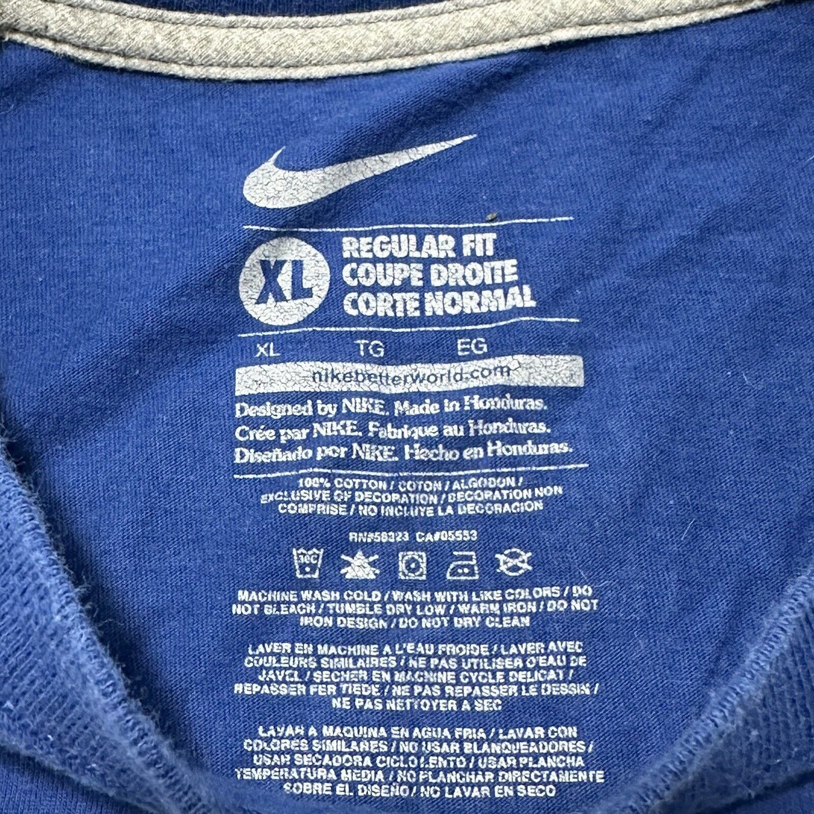 Nike Nike Indianapolis Colts XL #12 Luck Graphic T Shirt Blue NFL Size US XL / EU 56 / 4 - 4 Thumbnail