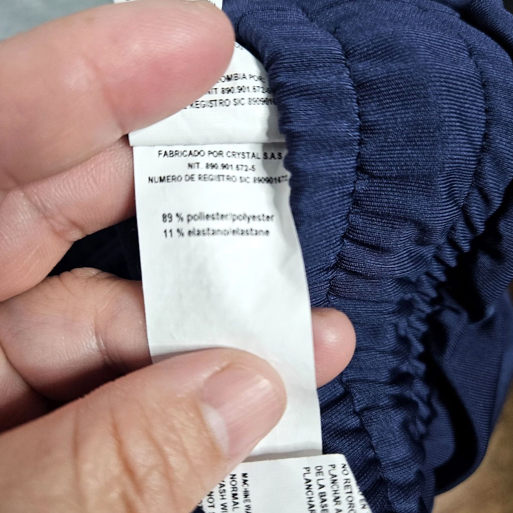 Vintage Punto Blanco Navy Blue Pull on Workout Shorts Size M Men Regular Inseam 6 Pockets Logo Size US 31 - 7 Thumbnail