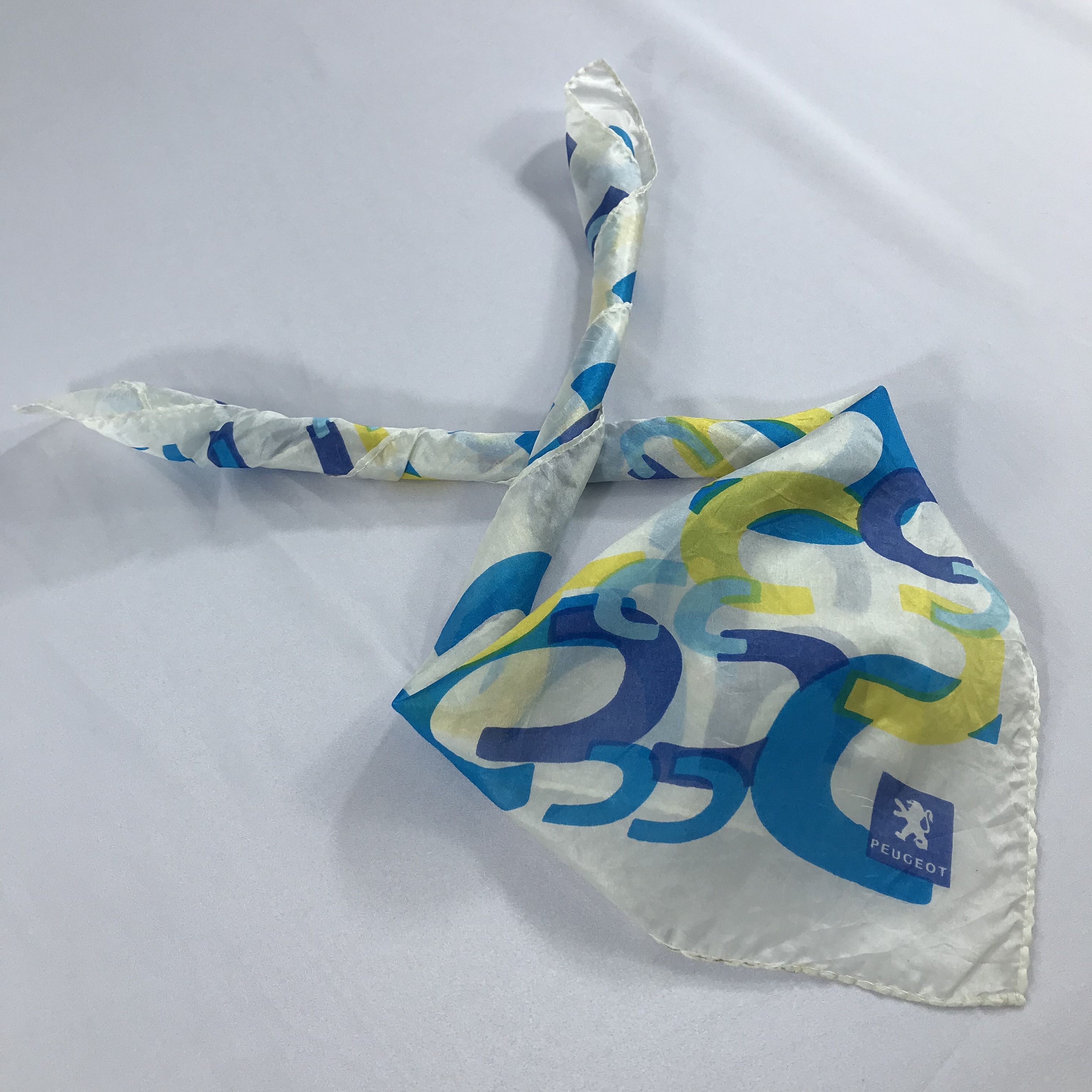 Vintage Peugeot Bandana / Handkerchief / Neckerchief - S2017 Size ONE SIZE - 4 Thumbnail