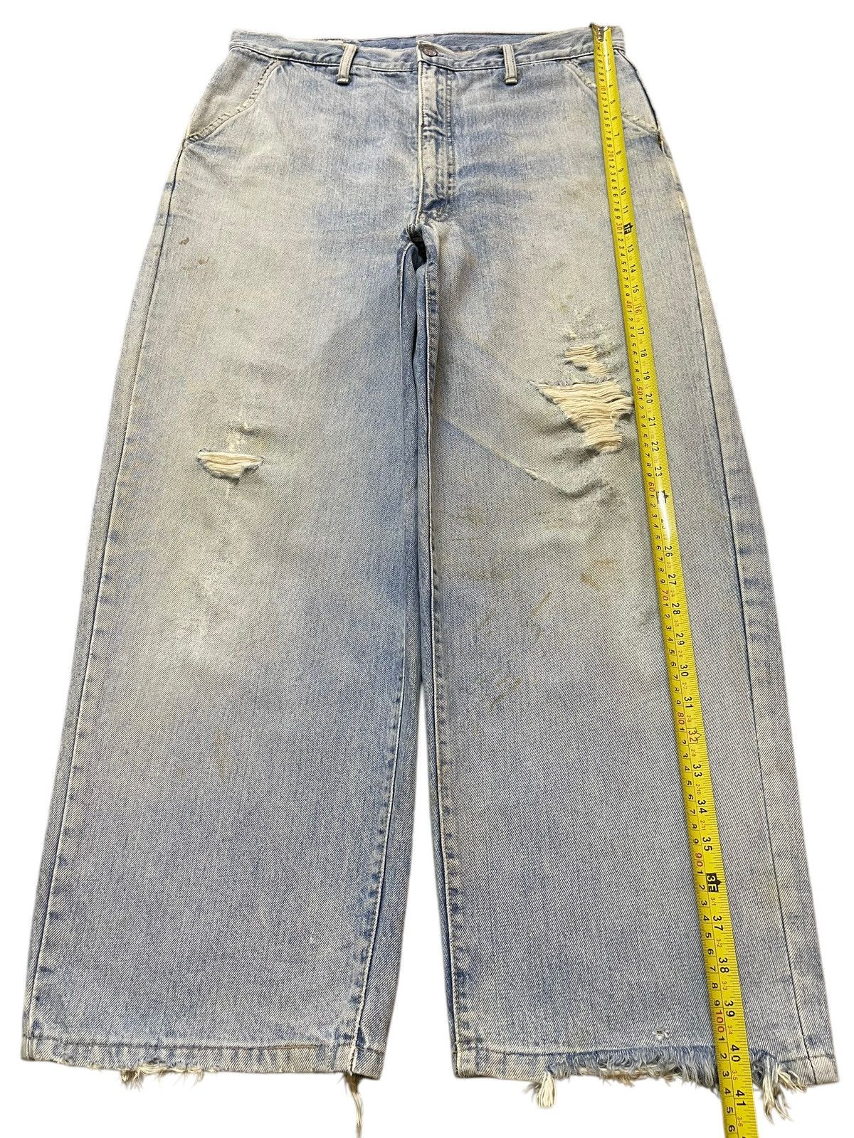 Big John Vintage Big John Faded Wash Distressed Style Baggy Jeans Size US 34 / EU 50 - 13 Thumbnail