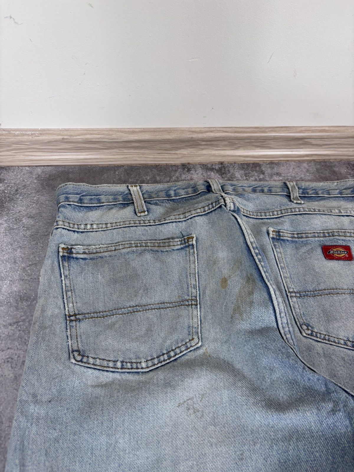 Dickies Dickies Men’s Denim Jeans Faded Light Blue Distressed Size US 38 / EU 54 - 7 Thumbnail