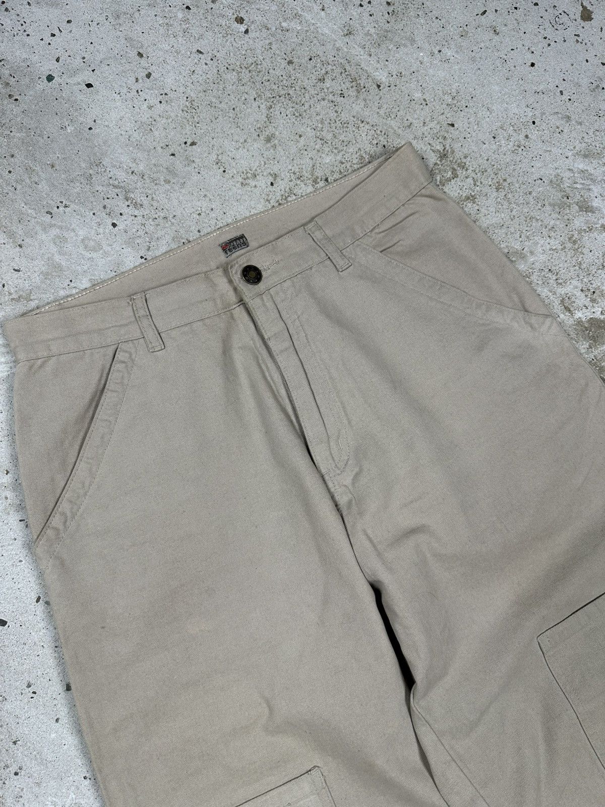 JNCO × Vintage Vintage Y2K Jnco Style Baggy Carpenter Beige Pants Size US 29 - 12 Thumbnail