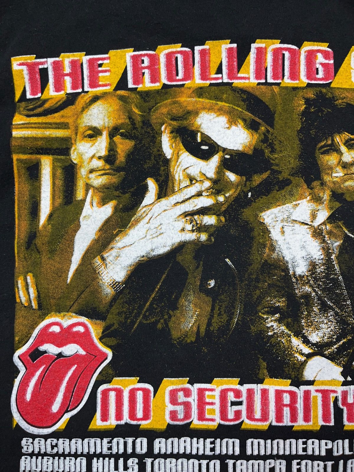 The Rolling Stones Vintage 1999 The Rolling Stones No Security Tour T-shirt Size US L / EU 52-54 / 3 - 10 Thumbnail