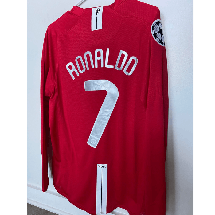 Vintage Manchester United Ronaldo 2008 UCL Final Long Jersey M | Grailed