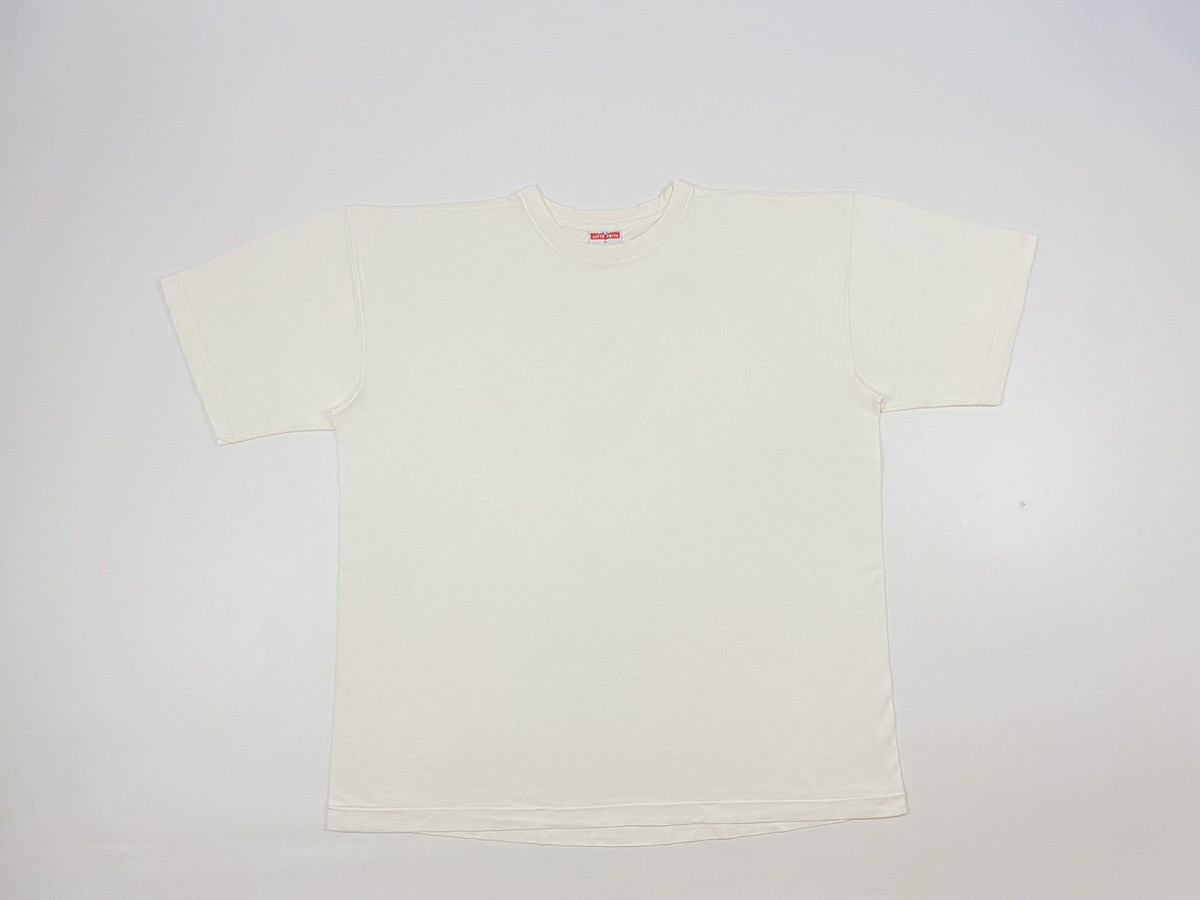 Vintage LASTDROP🔥 90s Single Stitch Basic White Blank DettoFatto USA Size US XL / EU 56 / 4 - 15 Thumbnail