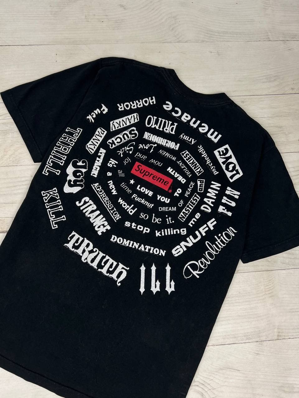 Supreme Supreme Spiral Tee Size US M / EU 48-50 / 2 - 3 Thumbnail