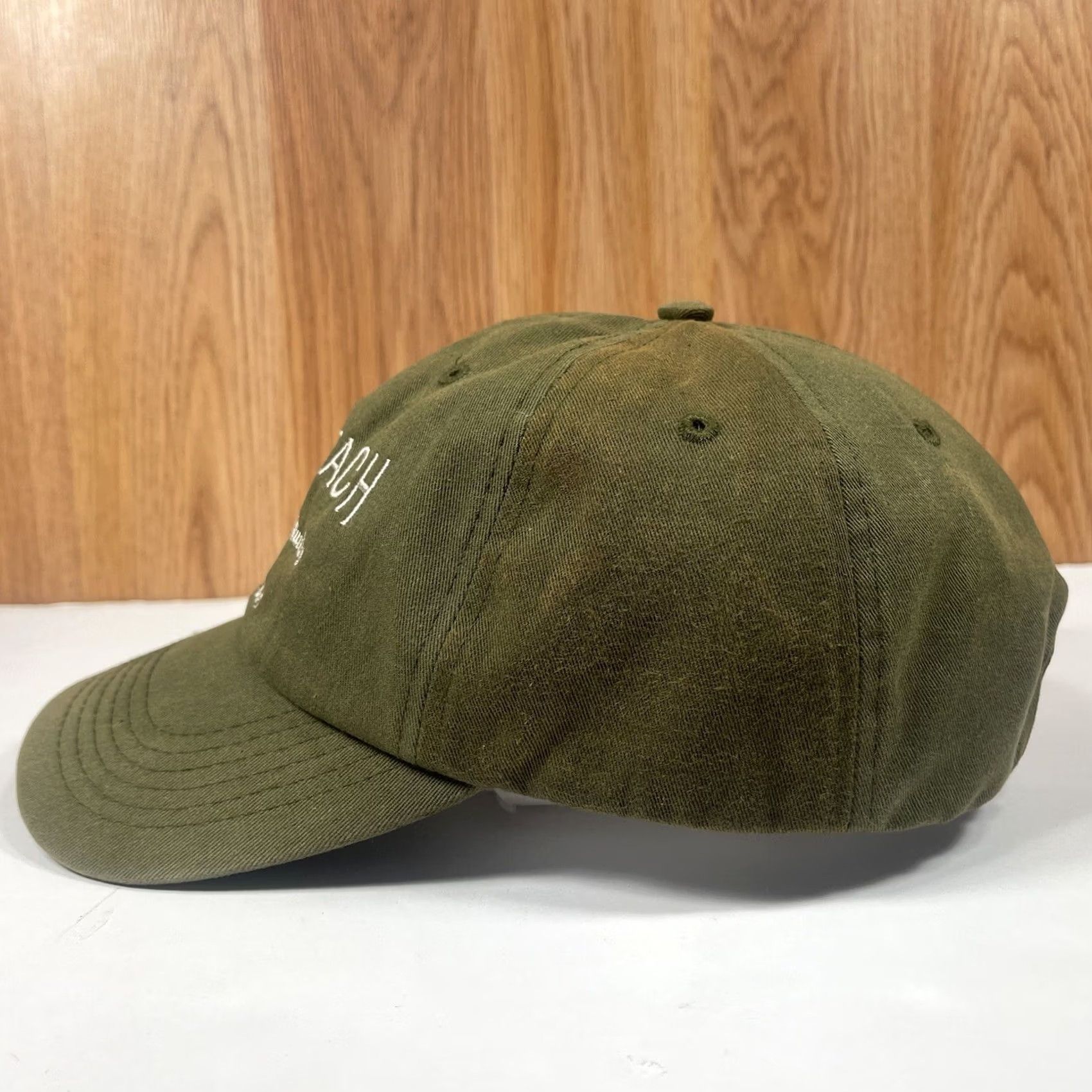 Vintage J Hats Miami Beach Florida Embroidered Adult Green Adjustable Baseball Hat Cap Size ONE SIZE - 4 Thumbnail