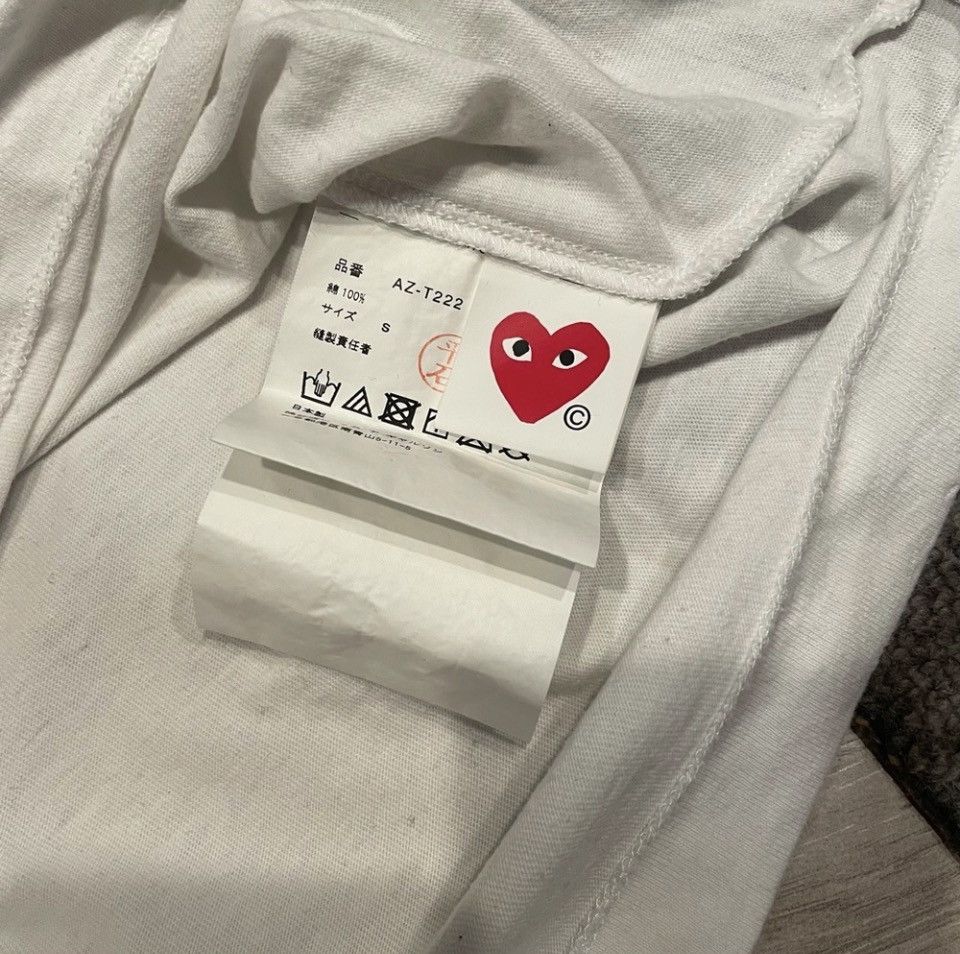 Comme des Garcons Comme des garçons play double heart t-shirt small Size US S / EU 44-46 / 1 - 3 Thumbnail