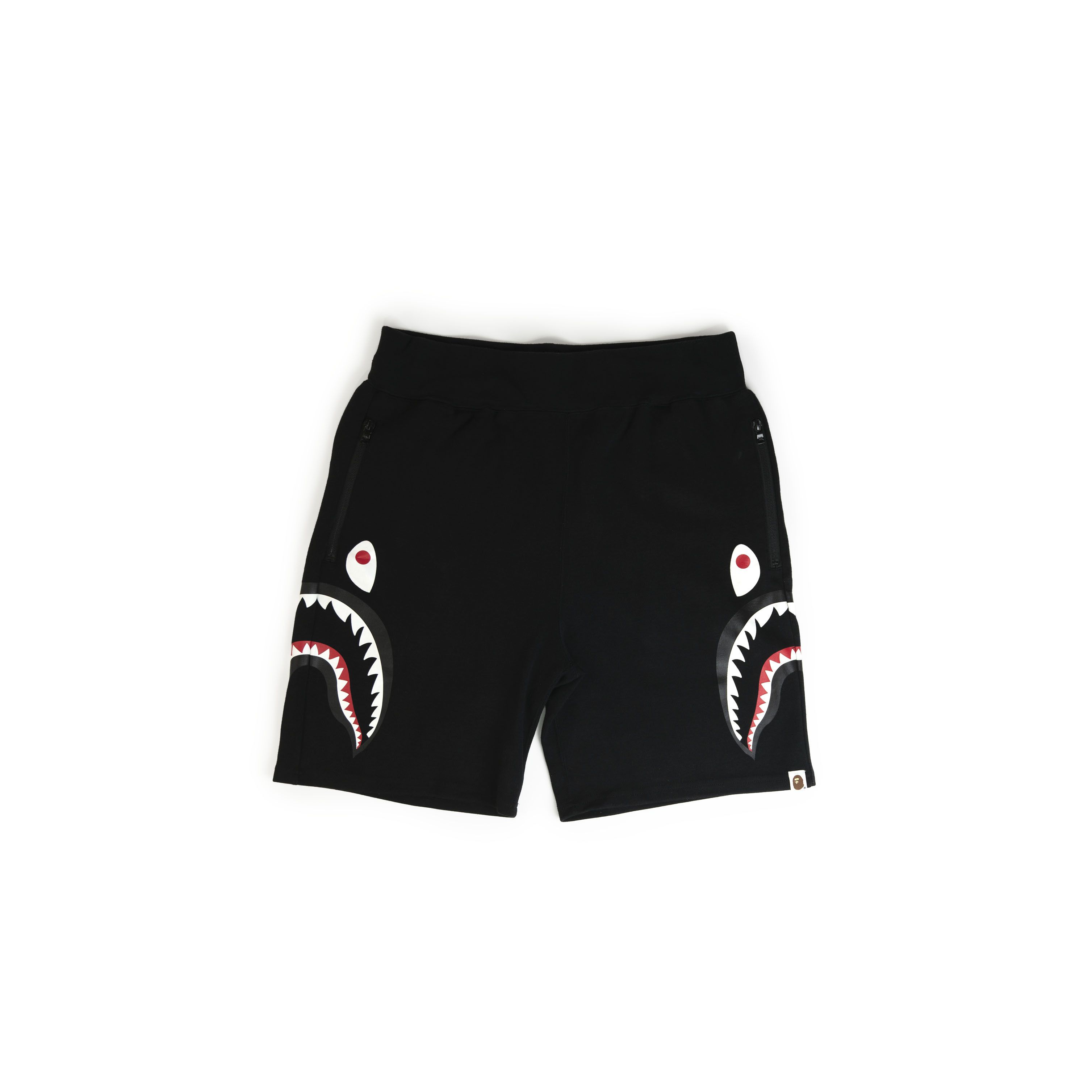 Bape Bape Black Double Shark Shorts Size US 32 / EU 48 - 1 Thumbnail