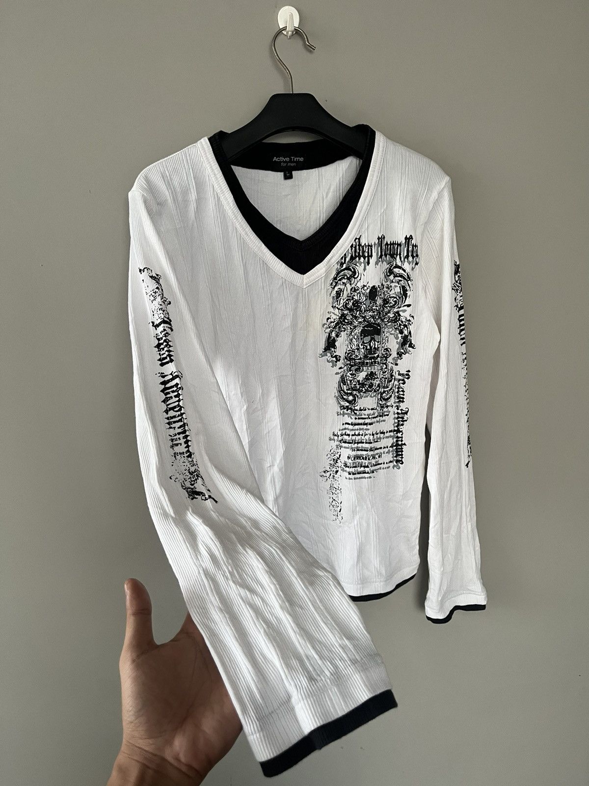 If Six Was Nine JAPANESE ACTIVETIME POEM SKULL SEDITIONARIES VKEI PUNK STYLE Size US L / EU 52-54 / 3 - 2 Thumbnail