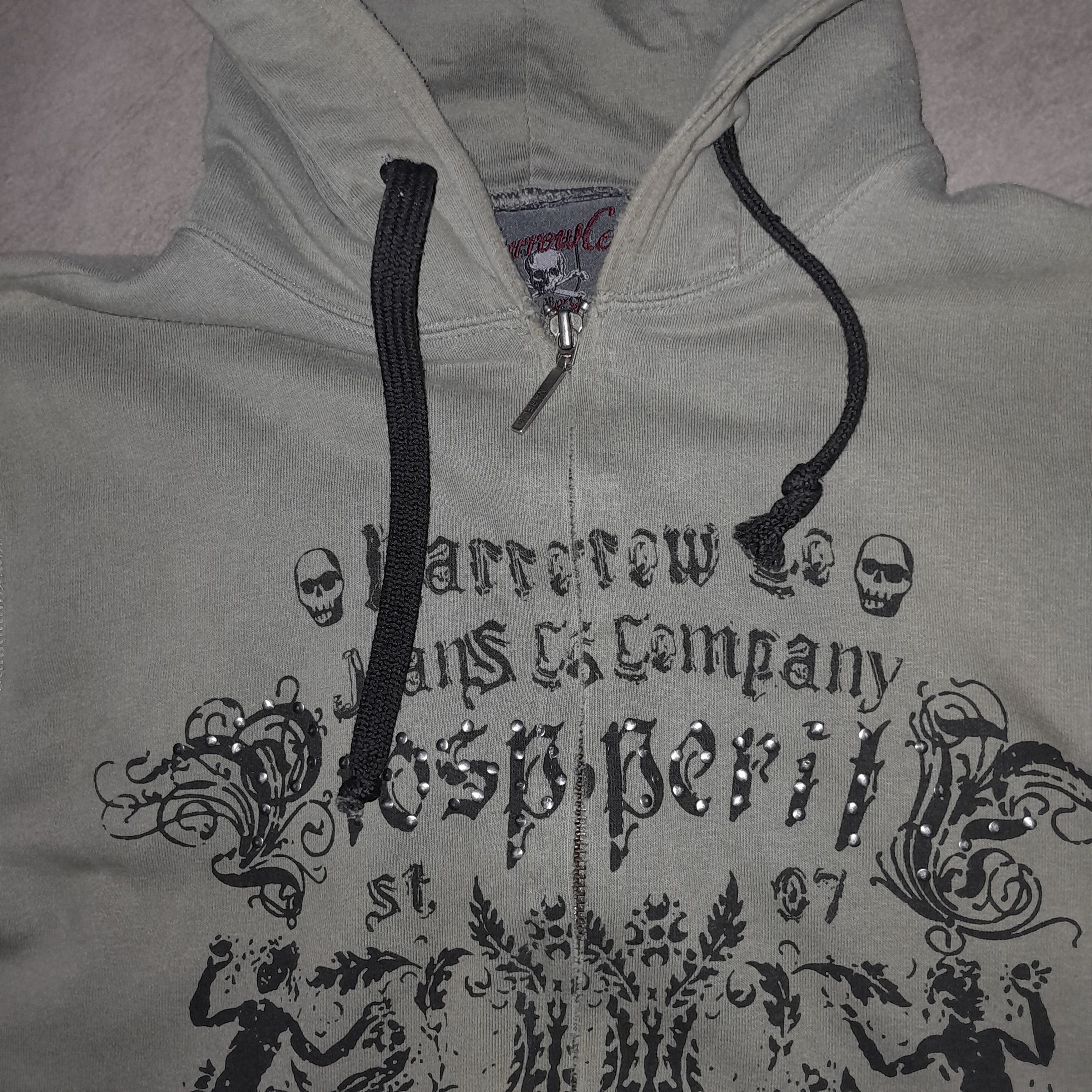 Vintage Green Skulls Hoodie Argentinian Brand Size US S / EU 44-46 / 1 - 3 Thumbnail