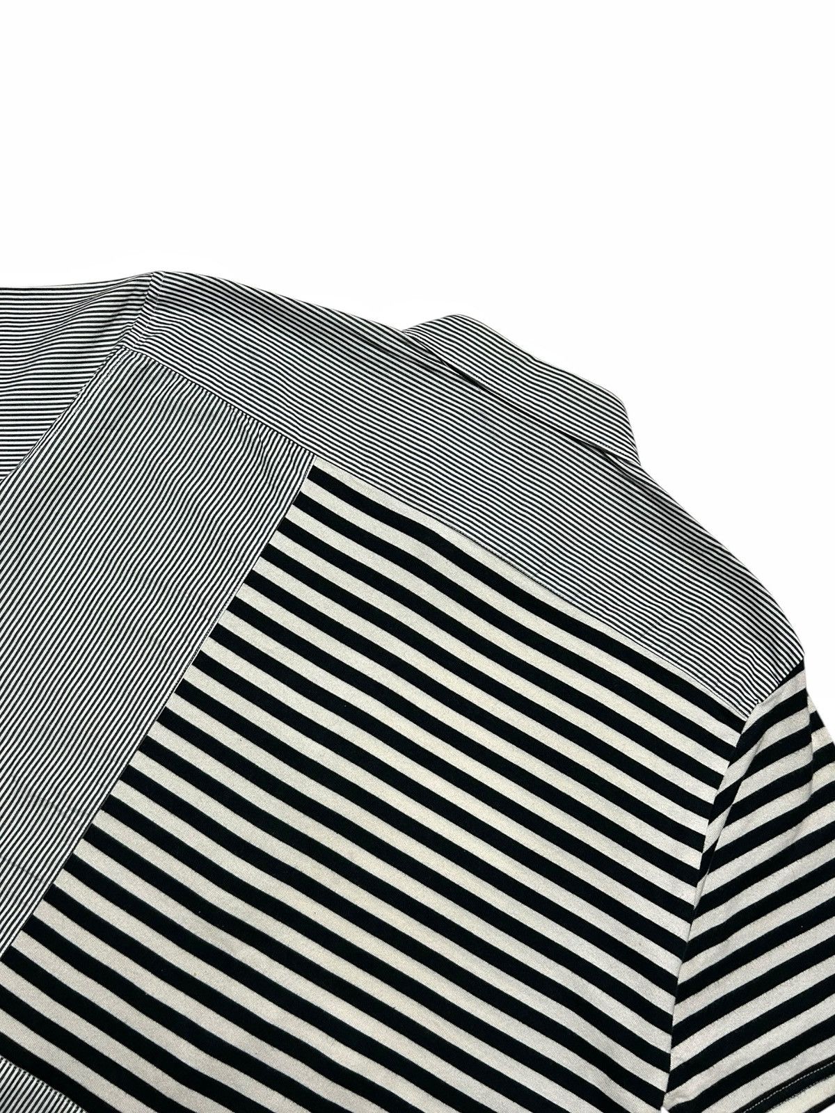 Frapbois × Issey Miyake × Japanese Brand FRAPBOIS Issey Miyake Shirt Short Sleeve Button Up Striped Size US M / EU 48-50 / 2 - 11 Thumbnail