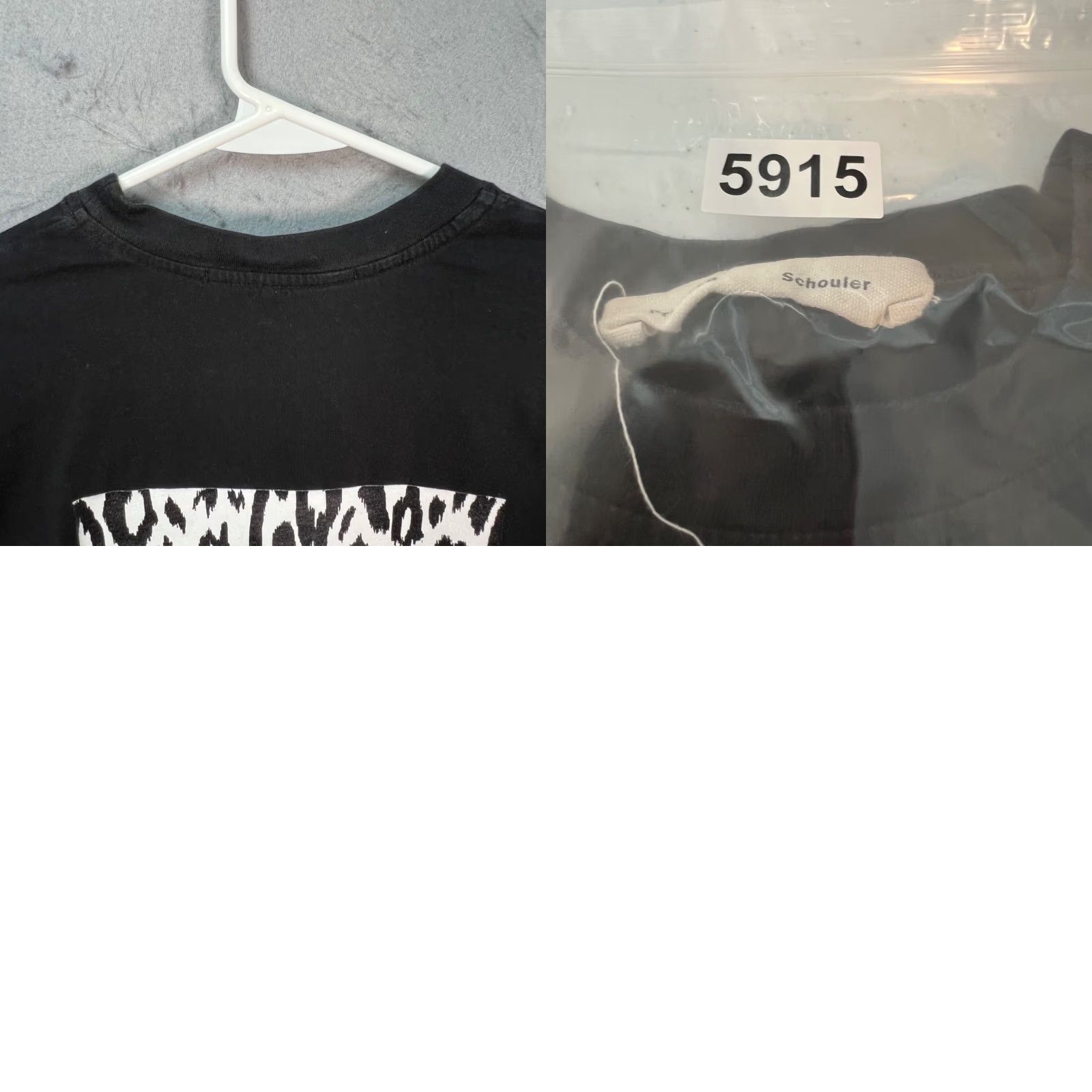 Proenza Schouler Proenza Schouler Mens Size Medium Graphic Long Sleeve T-Shirt Black Size M / US 6-8 / IT 42-44 - 9 Thumbnail