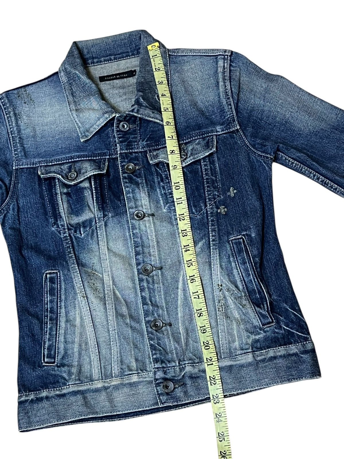 GOSTAR DE FUGA Archival japanese GOSTAR DE FUGA dirt trucker denim jacket Size US XS / EU 42 / 0 - 14 Thumbnail