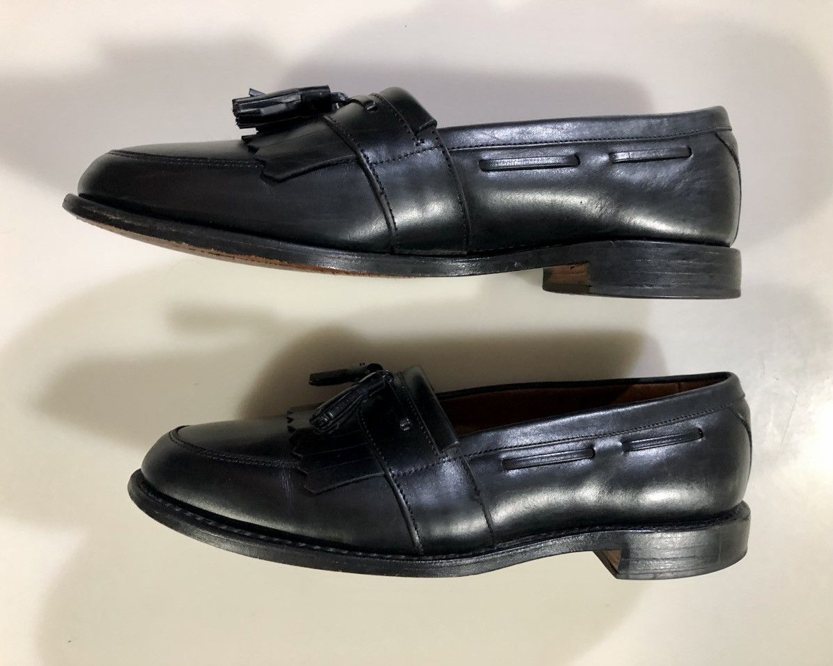 Allen Edmonds AE 🇺🇸 black leather Alexandria kilt tasseled vamp 11 D Size US 11 / EU 44 - 4 Thumbnail