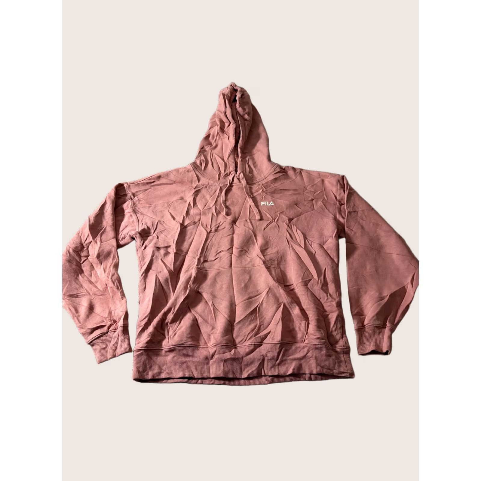 Fila FILA Hoodie Mens Large Pink Fleece Pullover Logo Sweatshirt Casual Size US L / EU 52-54 / 3 - 1 Thumbnail