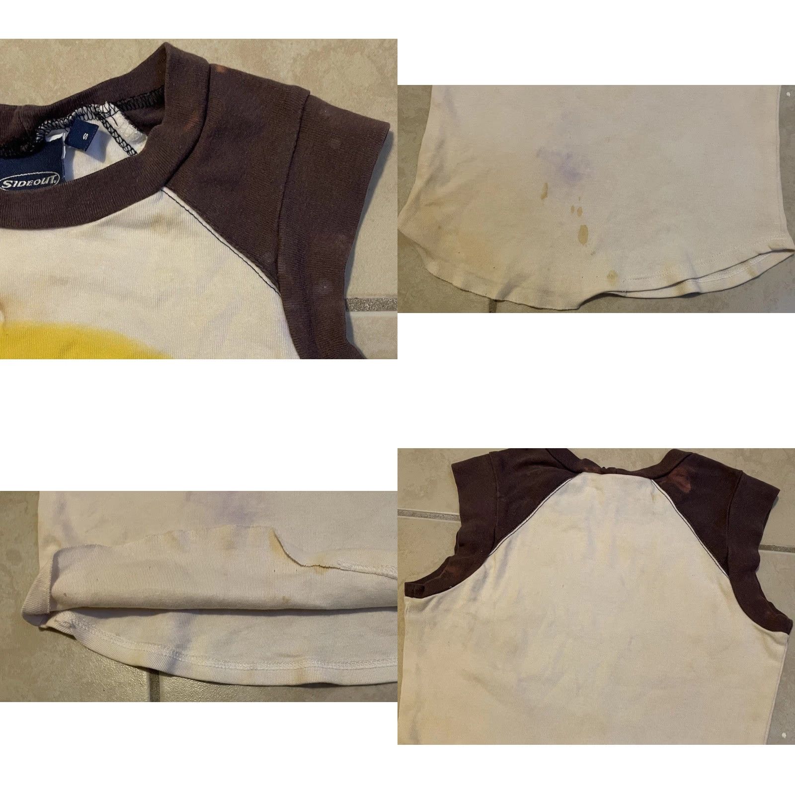 Quiksilver VINTAGE Sideout Shirt S Beach Surf Skate Grunge 90s Y2K White Sleeveless Size S / US 4 / IT 40 - 8 Thumbnail
