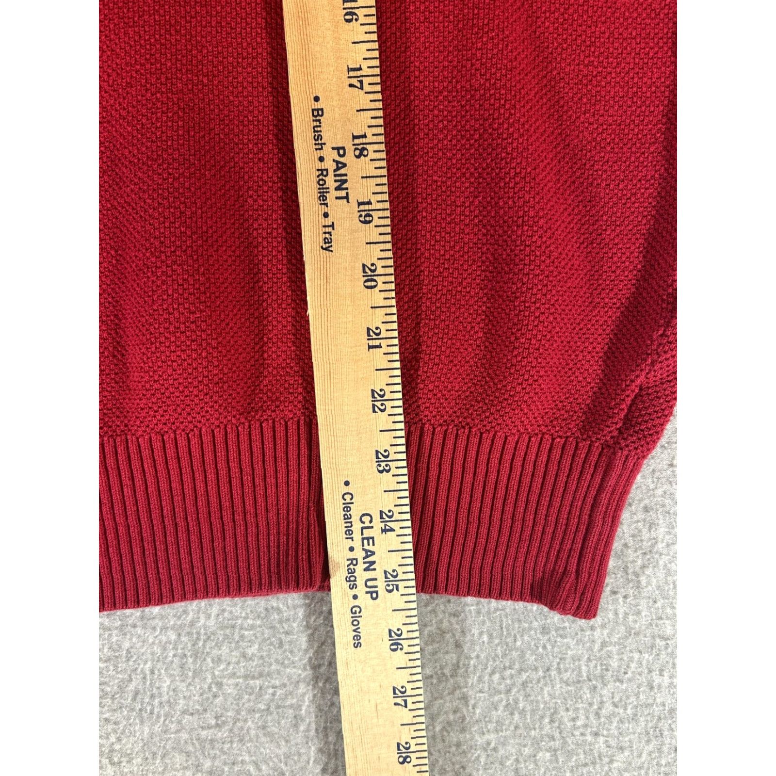Polo Ralph Lauren Polo Ralph Lauren Sweater Mens XL Red Knit Collared Pullover Cotton Preppy Size US XL / EU 56 / 4 - 6 Thumbnail