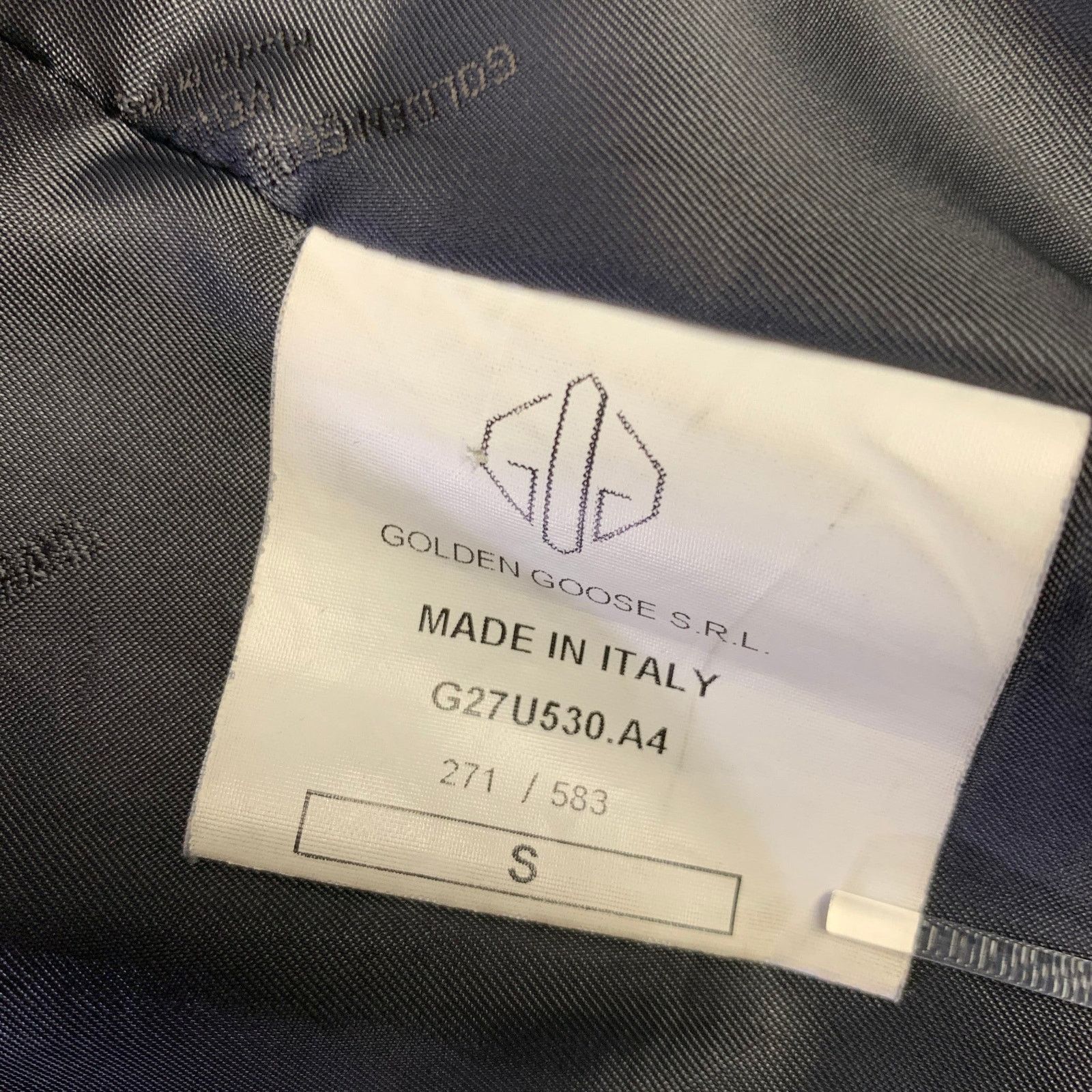 Golden Goose GOLDEN GOOSE Size S Black Herringbone Wool Mohair Peacoat Size US S / EU 44-46 / 1 - 8 Thumbnail