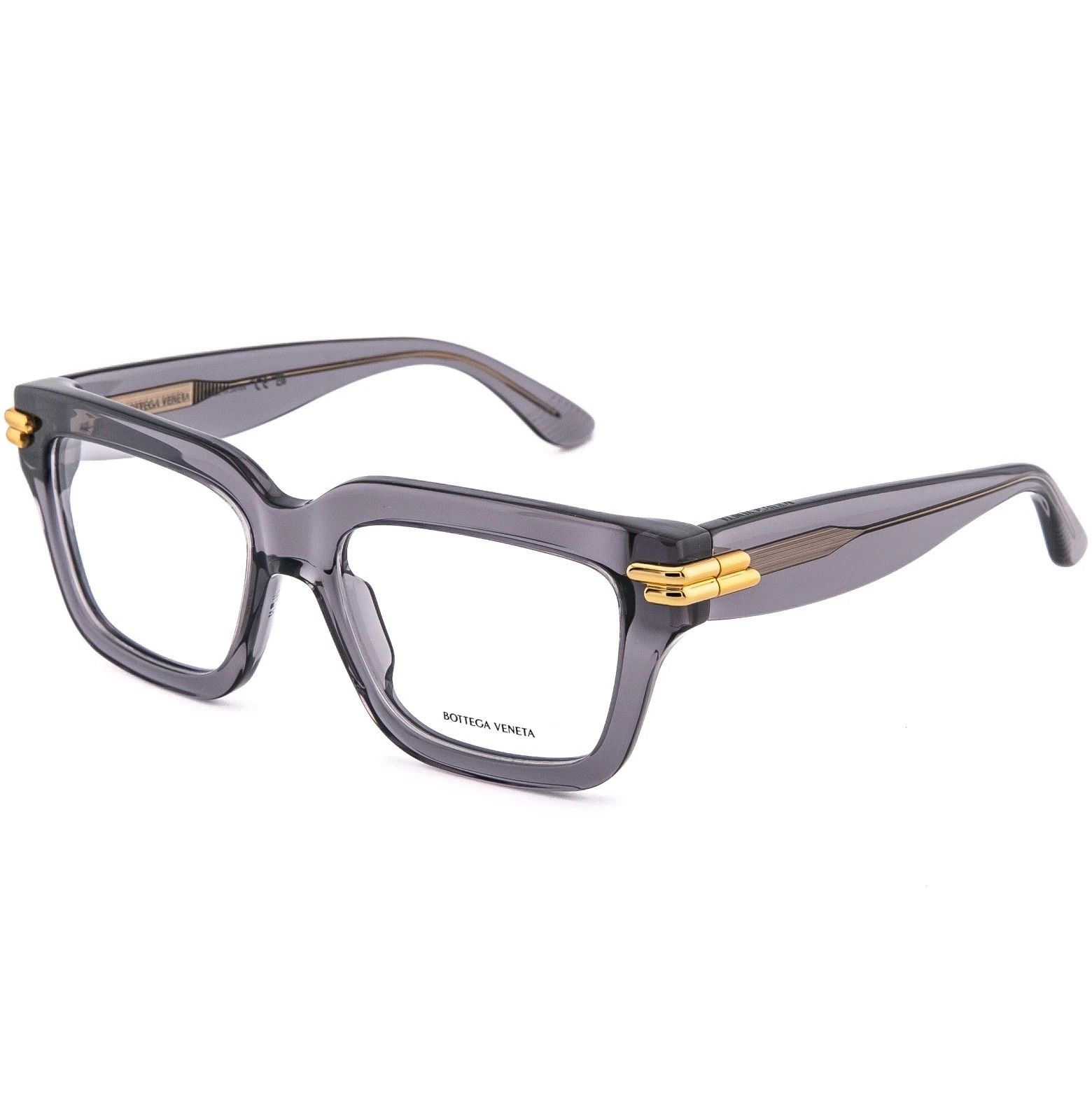 Bottega Veneta BOTTEGA VENETA MITRE 1324 BV1324O Gray Ribbon Eyeglasses 005 Size ONE SIZE - 4 Thumbnail