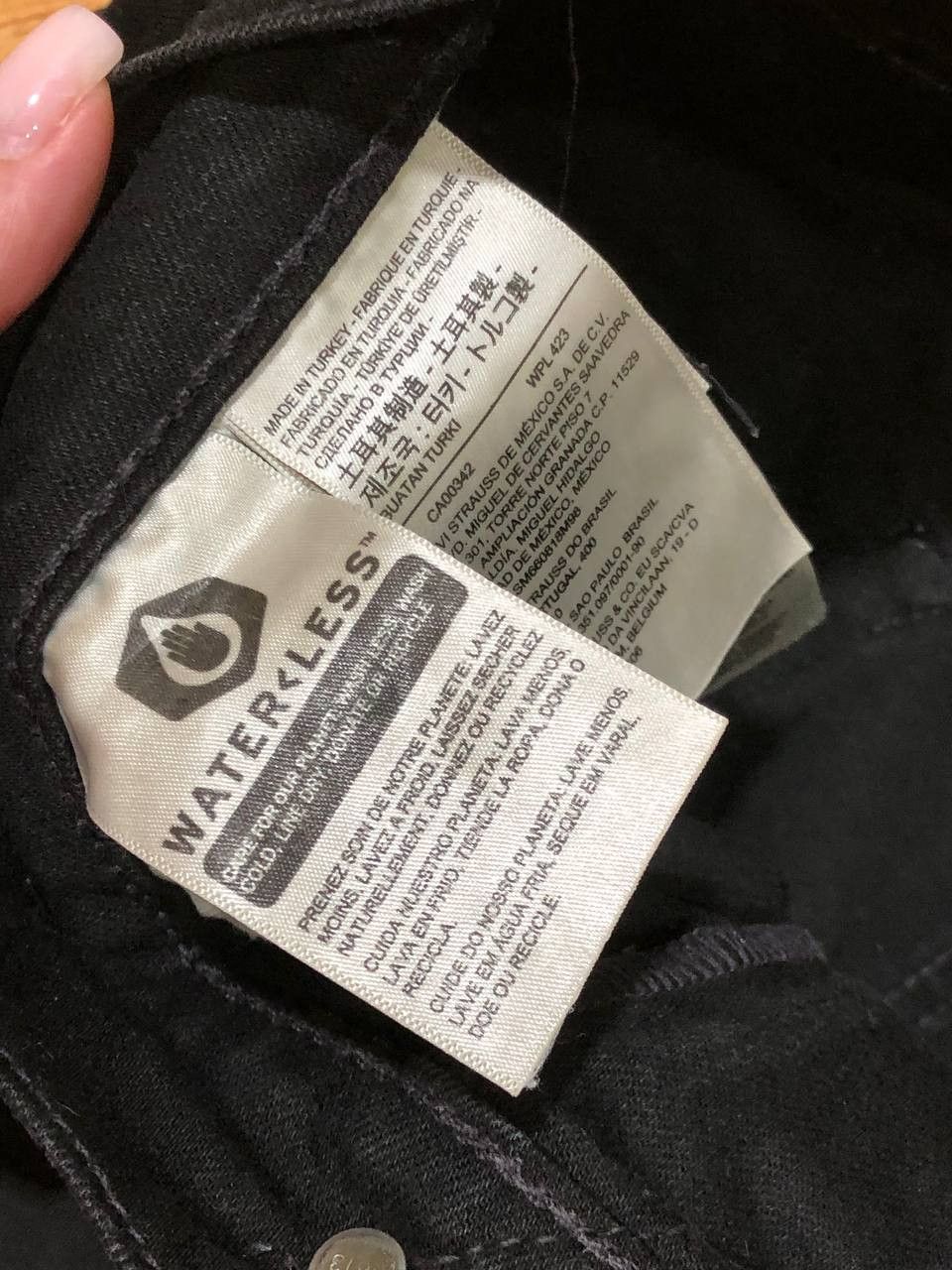 Levi's Vintage jeans Levi's 512 black crazy Y2K w30 streetwear Size US 30 / EU 46 - 3 Thumbnail